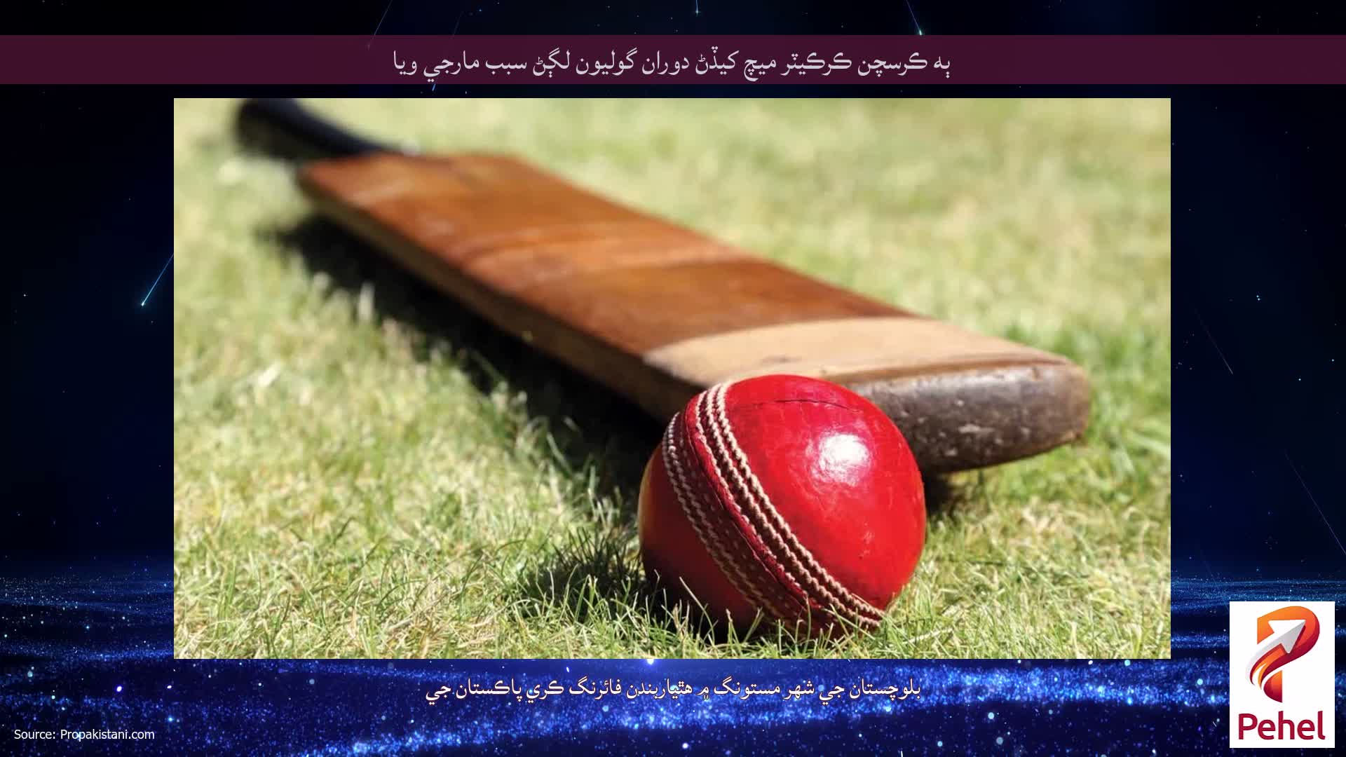 ٻه ڪرسچن ڪرڪيٽر ميچ کيڏڻ دوران گوليون لڳڻ سبب مارجي ويا