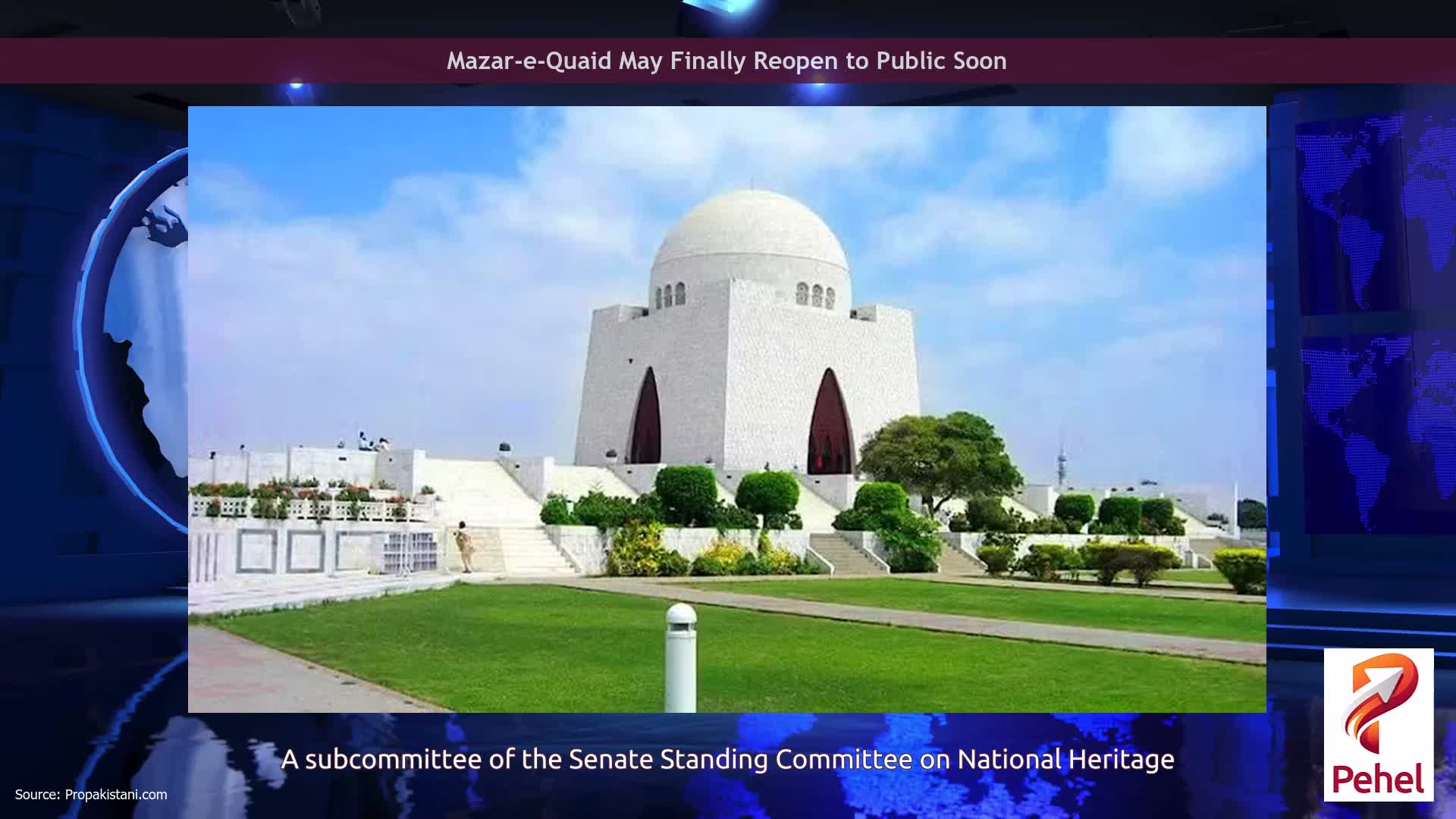 Mazar-e-Quaid May Finally Reopen to Public Soon