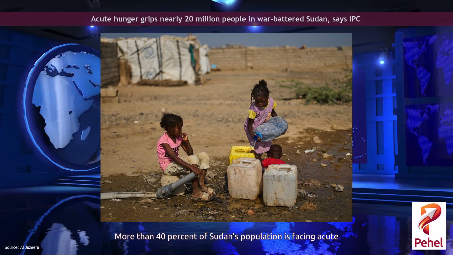 Acute hunger grips nearly 20 million people in war-battered Sudan, says IPC