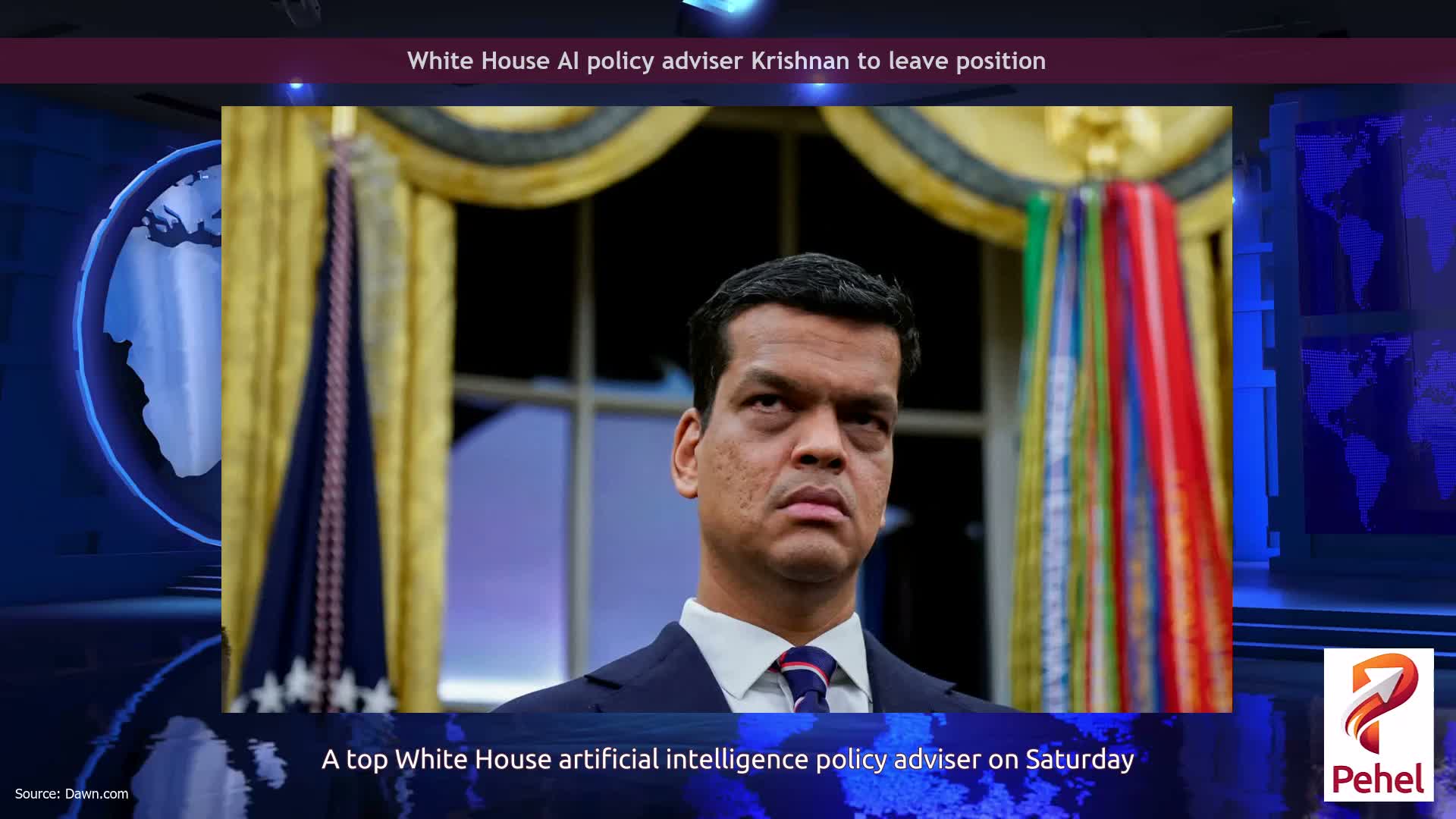 White House AI policy adviser Krishnan to leave position