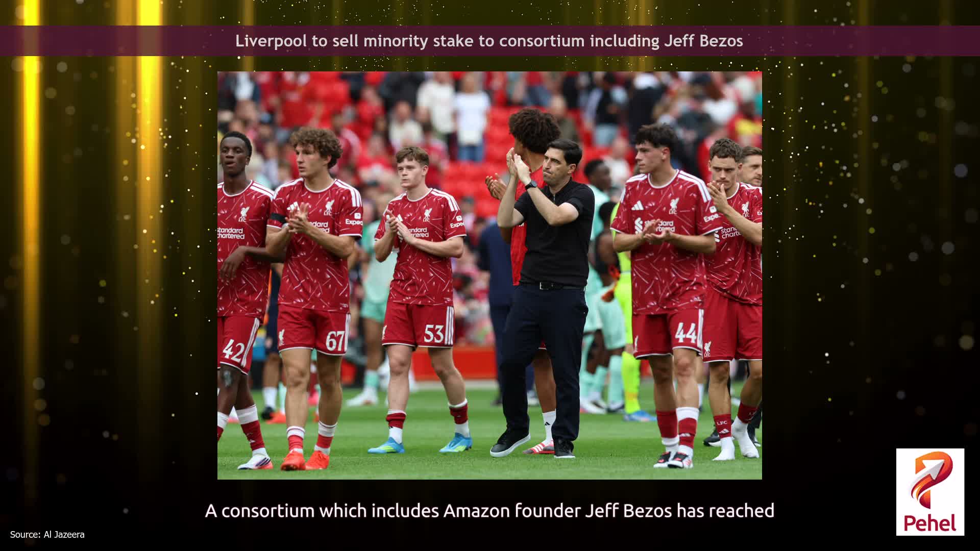Liverpool to sell minority stake to consortium including Jeff Bezos