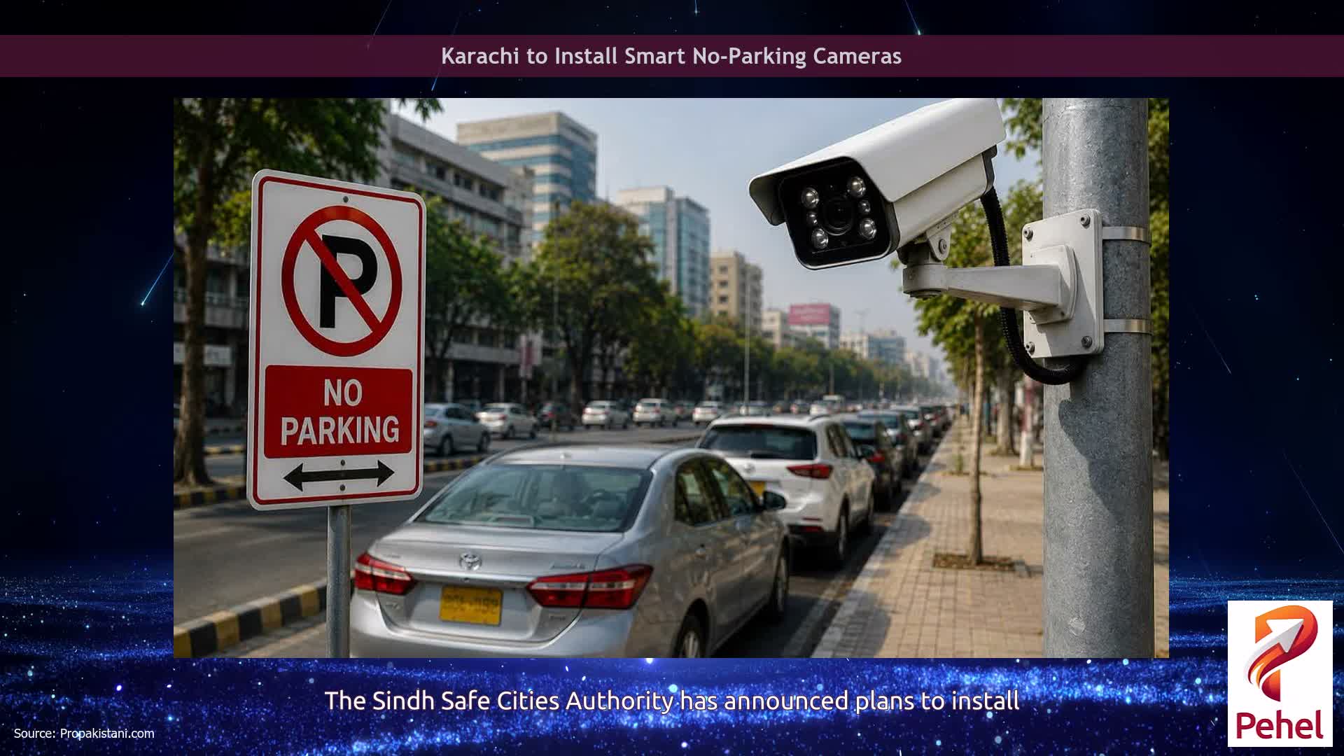 Karachi to Install Smart No-Parking Cameras