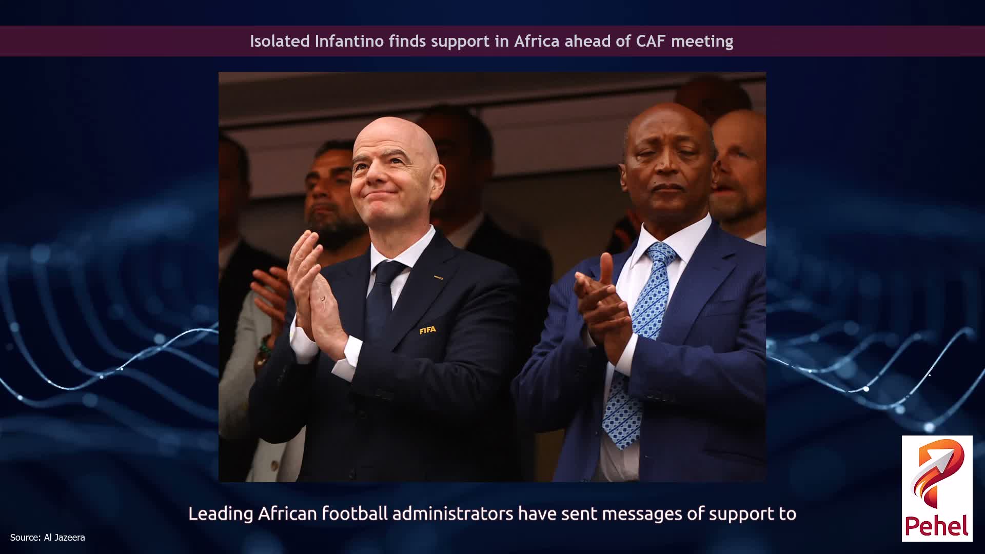 Isolated Infantino finds support in Africa ahead of CAF meeting