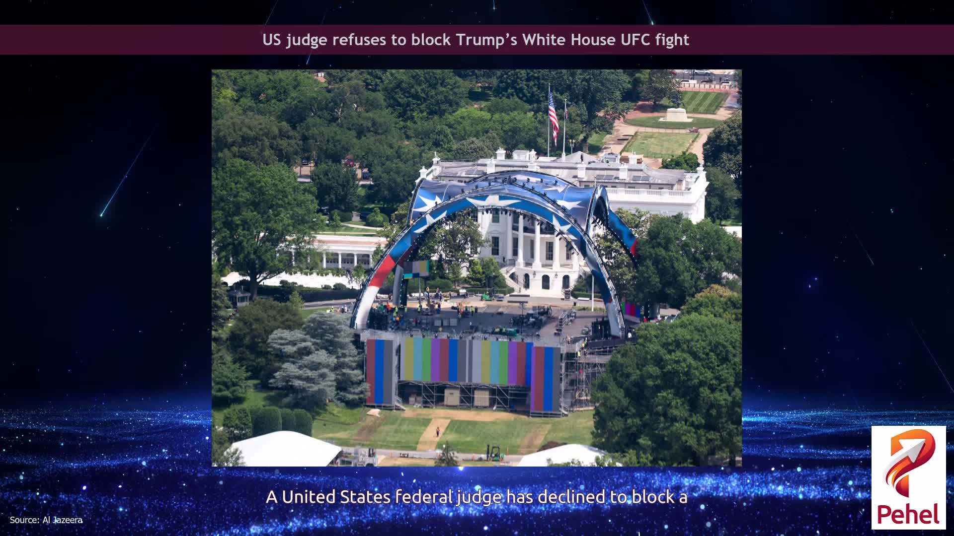US judge refuses to block Trump’s White House UFC fight