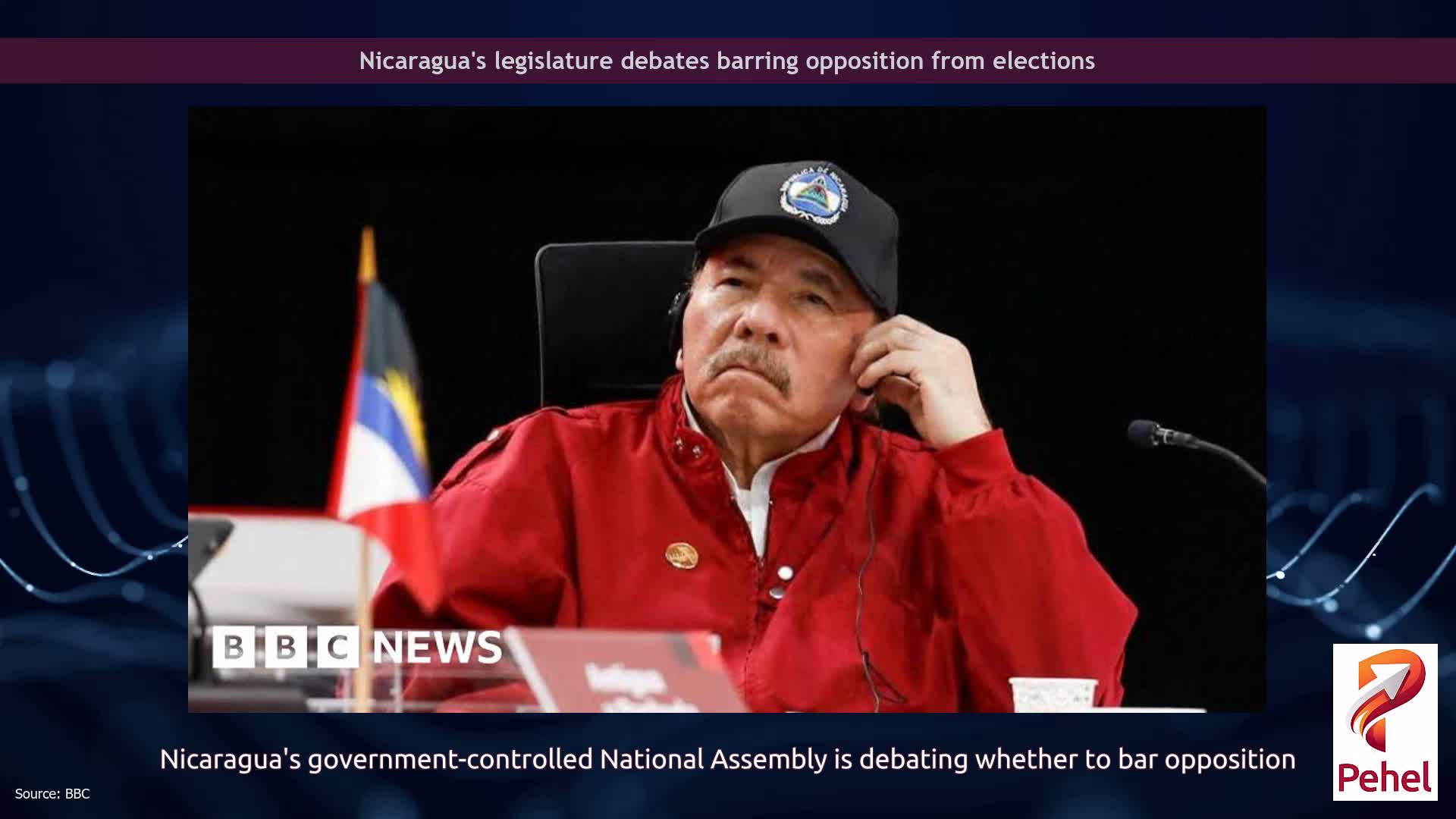 Nicaragua's legislature debates barring opposition from elections