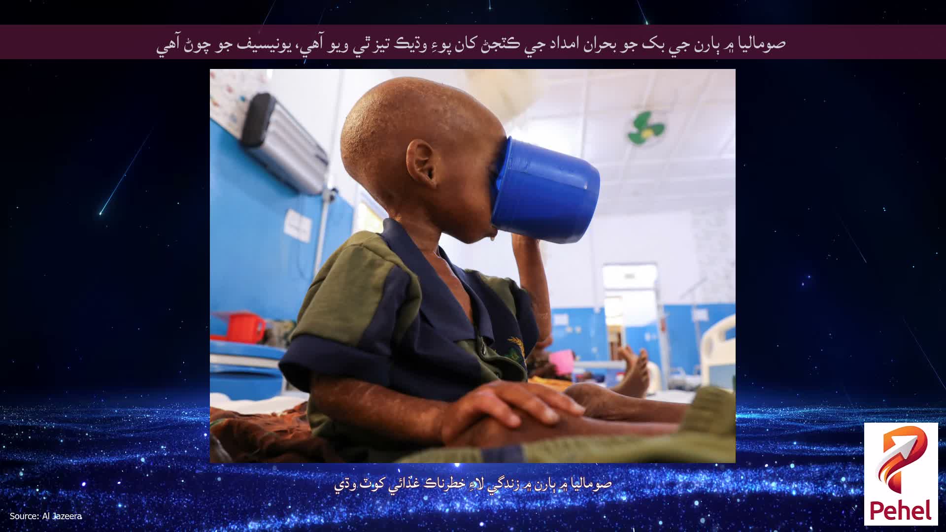 صوماليا ۾ ٻارن جي بک جو بحران امداد جي ڪٽجڻ کان پوءِ وڌيڪ تيز ٿي ويو آهي، يونيسيف جو چوڻ آهي