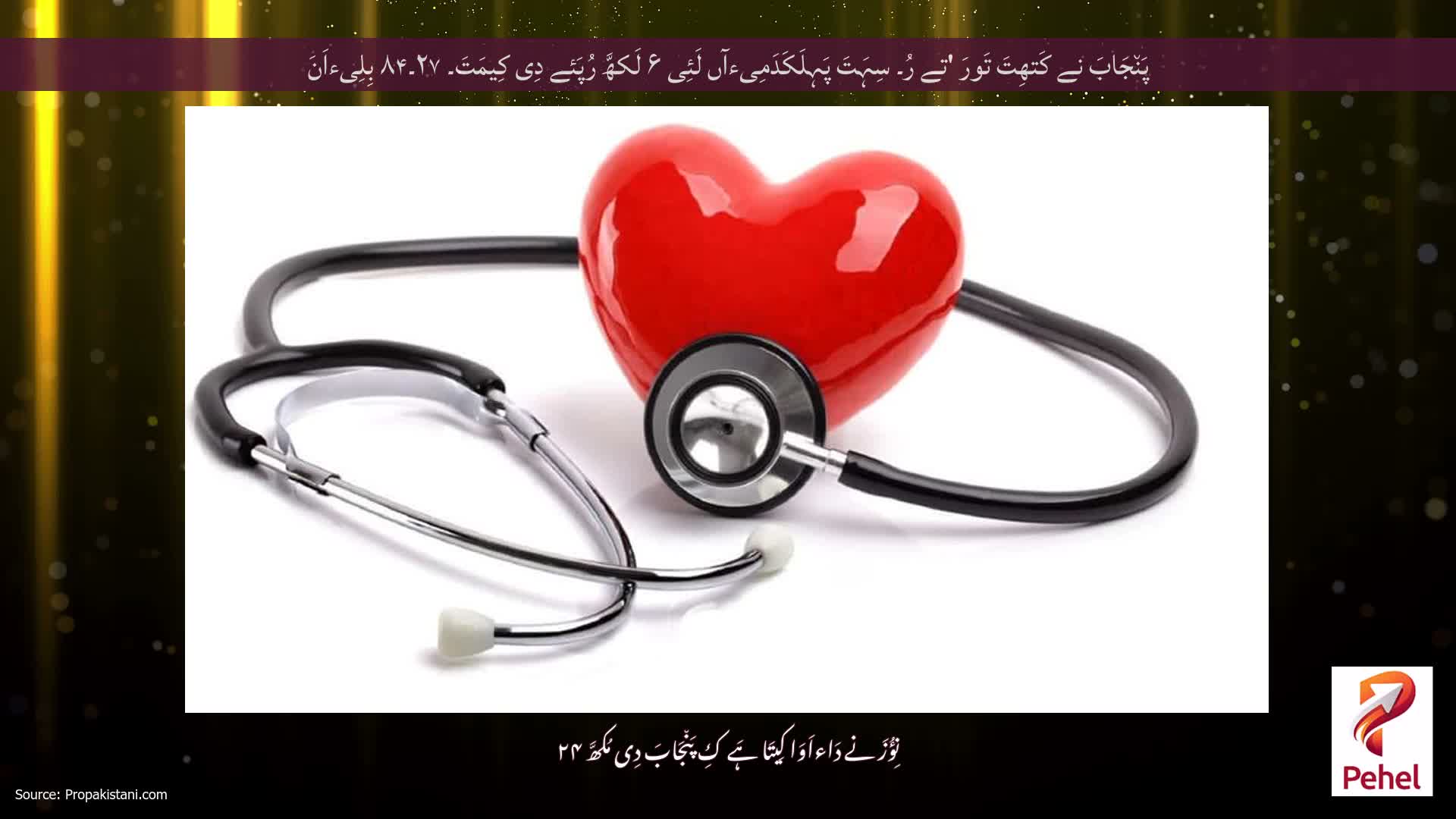 پَن٘جَابَ نے کَتھِتَ تَورَ 'تے رُ۔ سِہَتَ پَہِلَکَدَمِیءآں لَئِی ۶ لَکھَّ رُپَئے دِی کِیمَتَ۔ ۲۷۔۸۴ بِلِیءاَنَ
