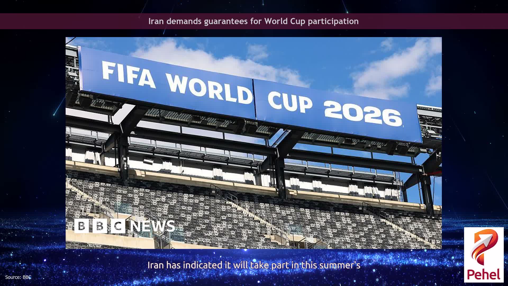 Iran demands guarantees for World Cup participation