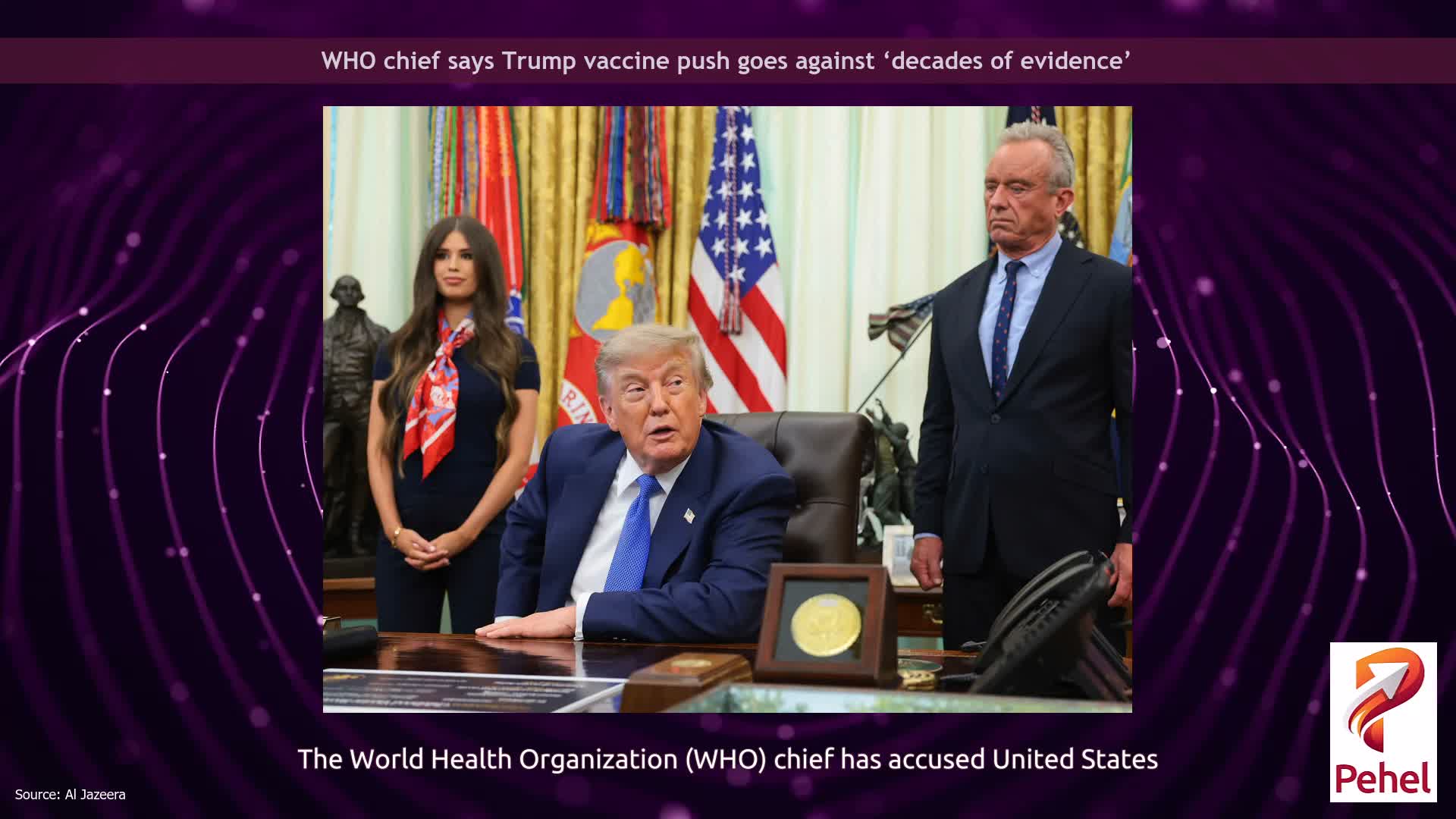 WHO chief says Trump vaccine push goes against ‘decades of evidence’