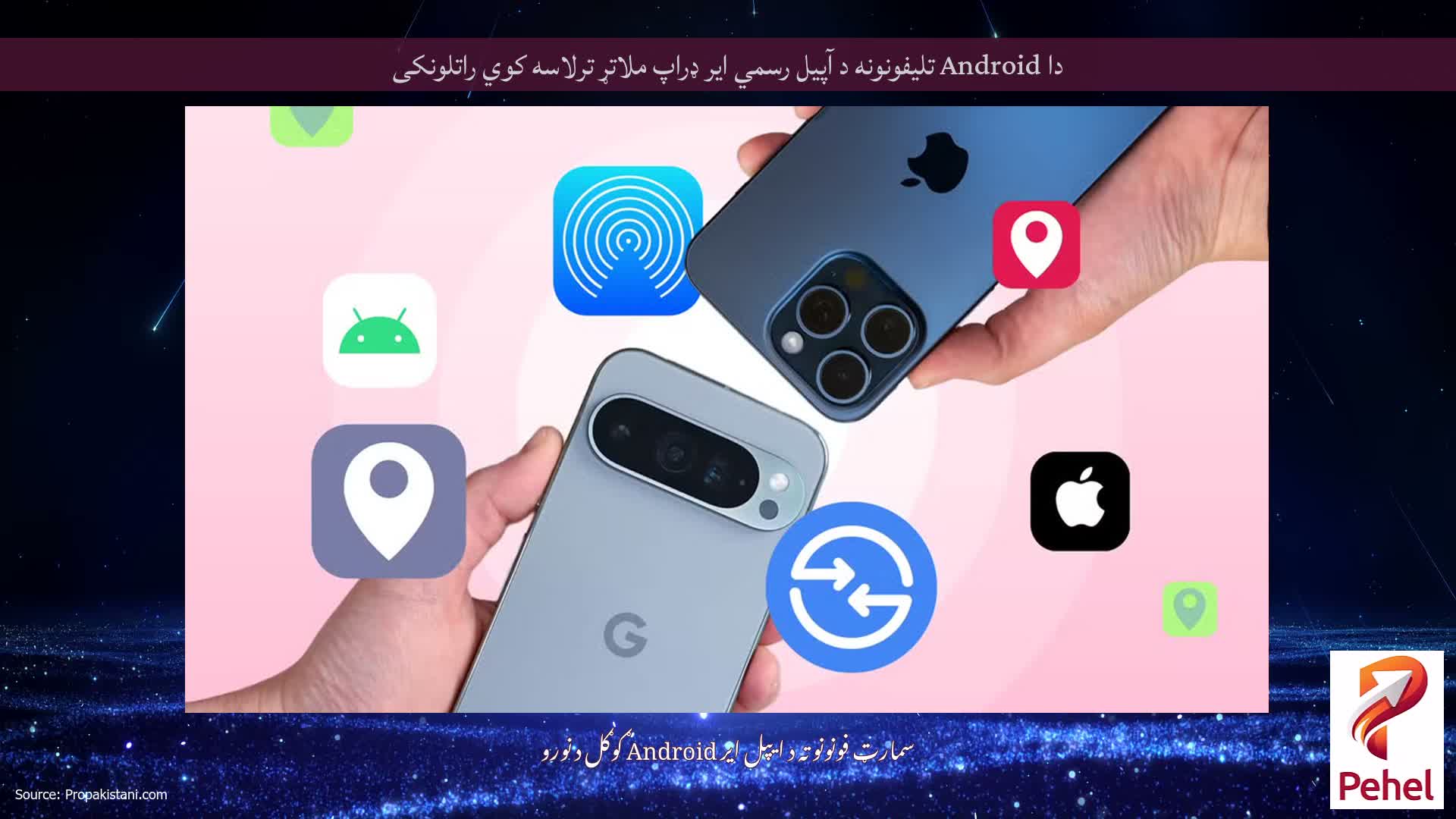 دا Android تلیفونونه د آپیل رسمي ایر ډراپ ملاتړ ترلاسه کوي راتلونکی