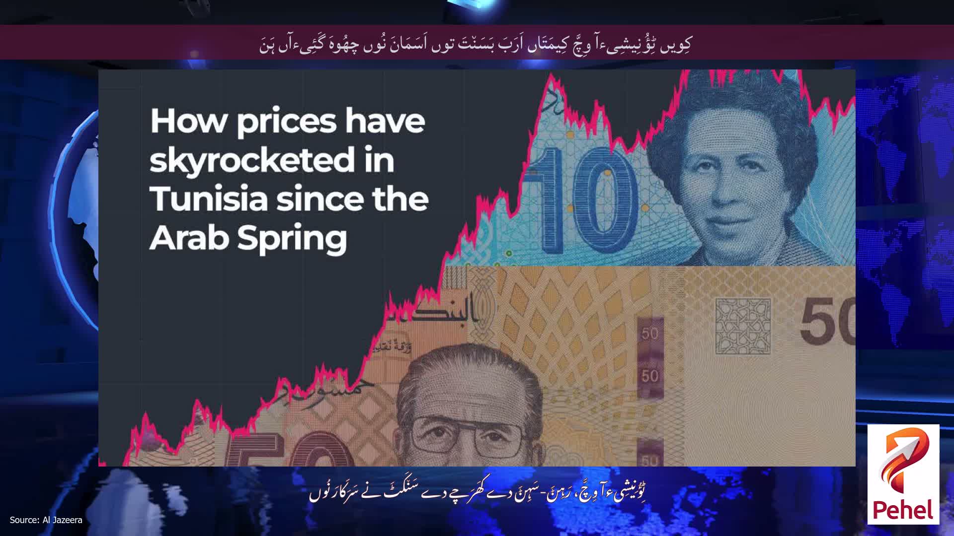 کِویں ٹِؤُنِیشِیءآ وِچَّ کِیمَتَاں اَرَبَ بَسَن٘تَ توں اَسَمَانَ نُوں چھُوہَ گَئِیءآں ہَنَ