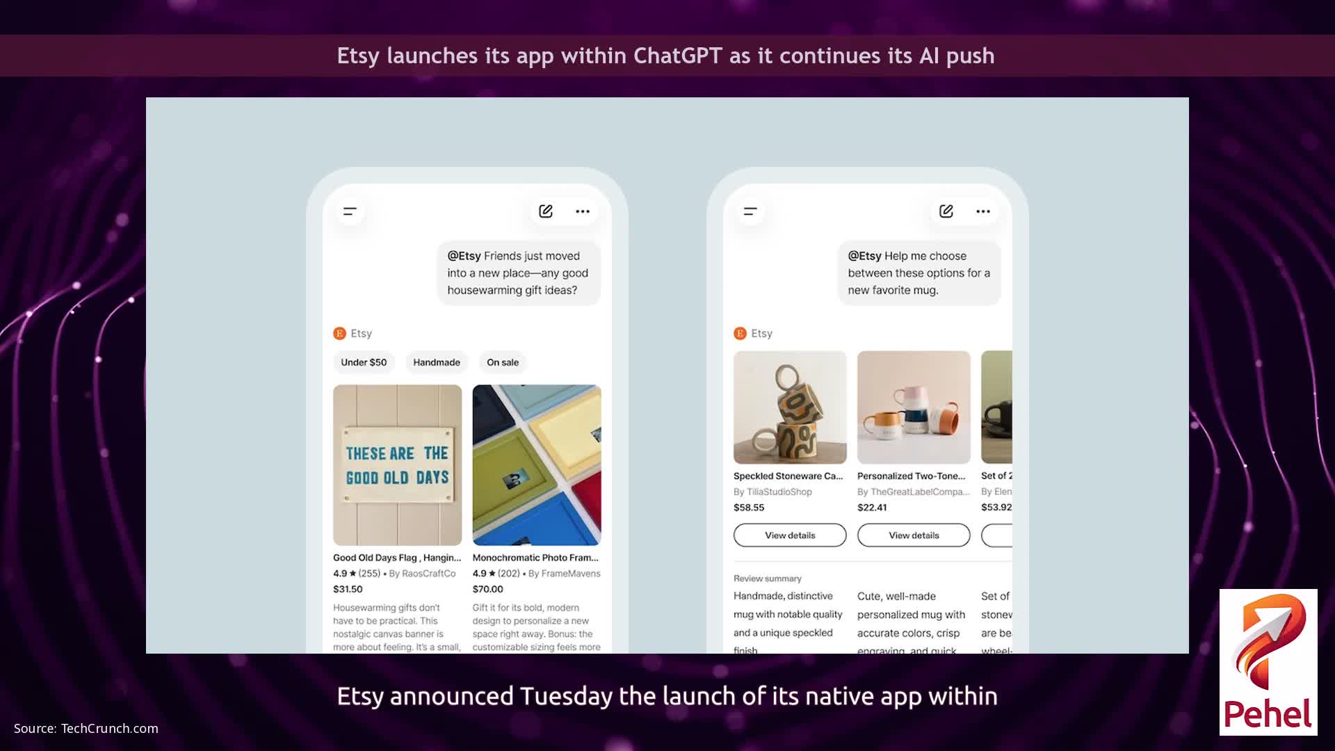 Etsy launches its app within ChatGPT as it continues its AI push