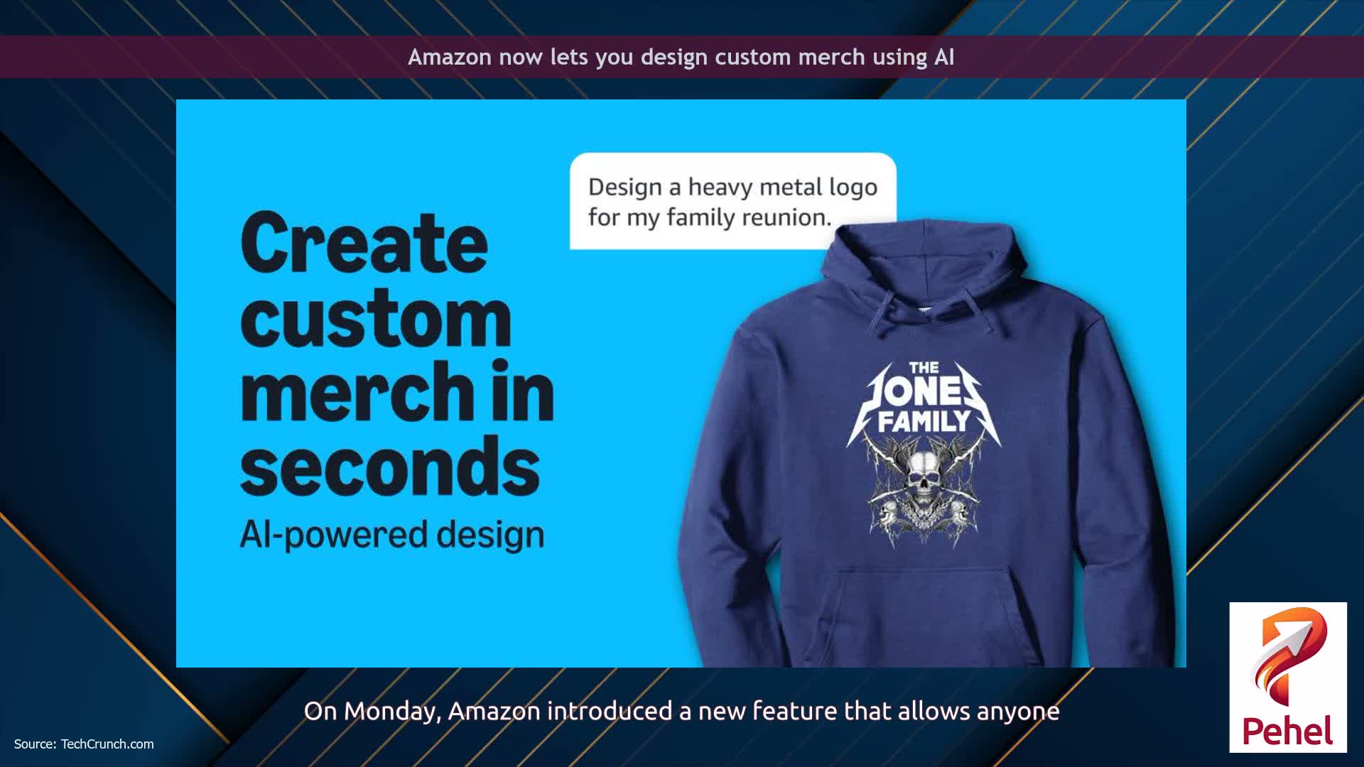 Amazon now lets you design custom merch using AI