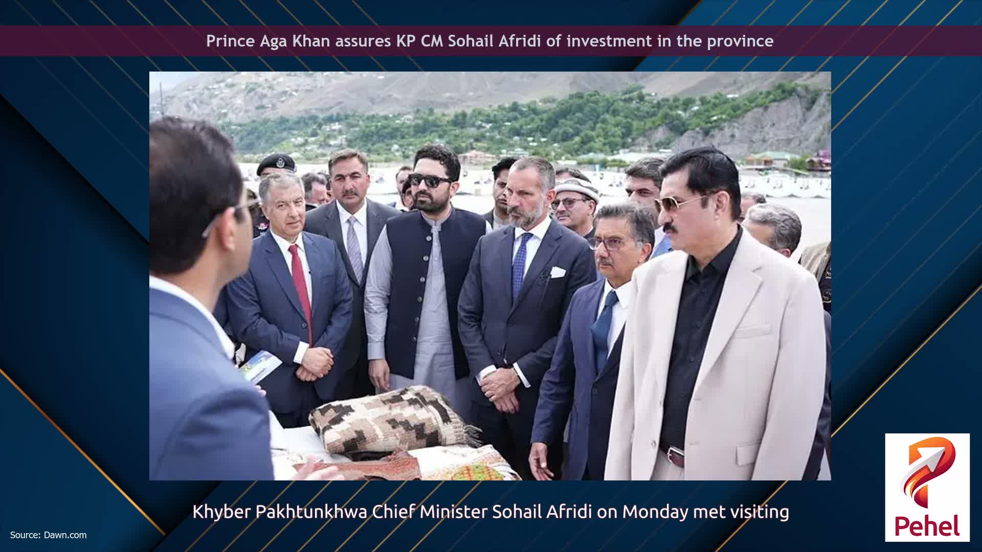 Prince Aga Khan assures KP CM Sohail Afridi of investment in the province