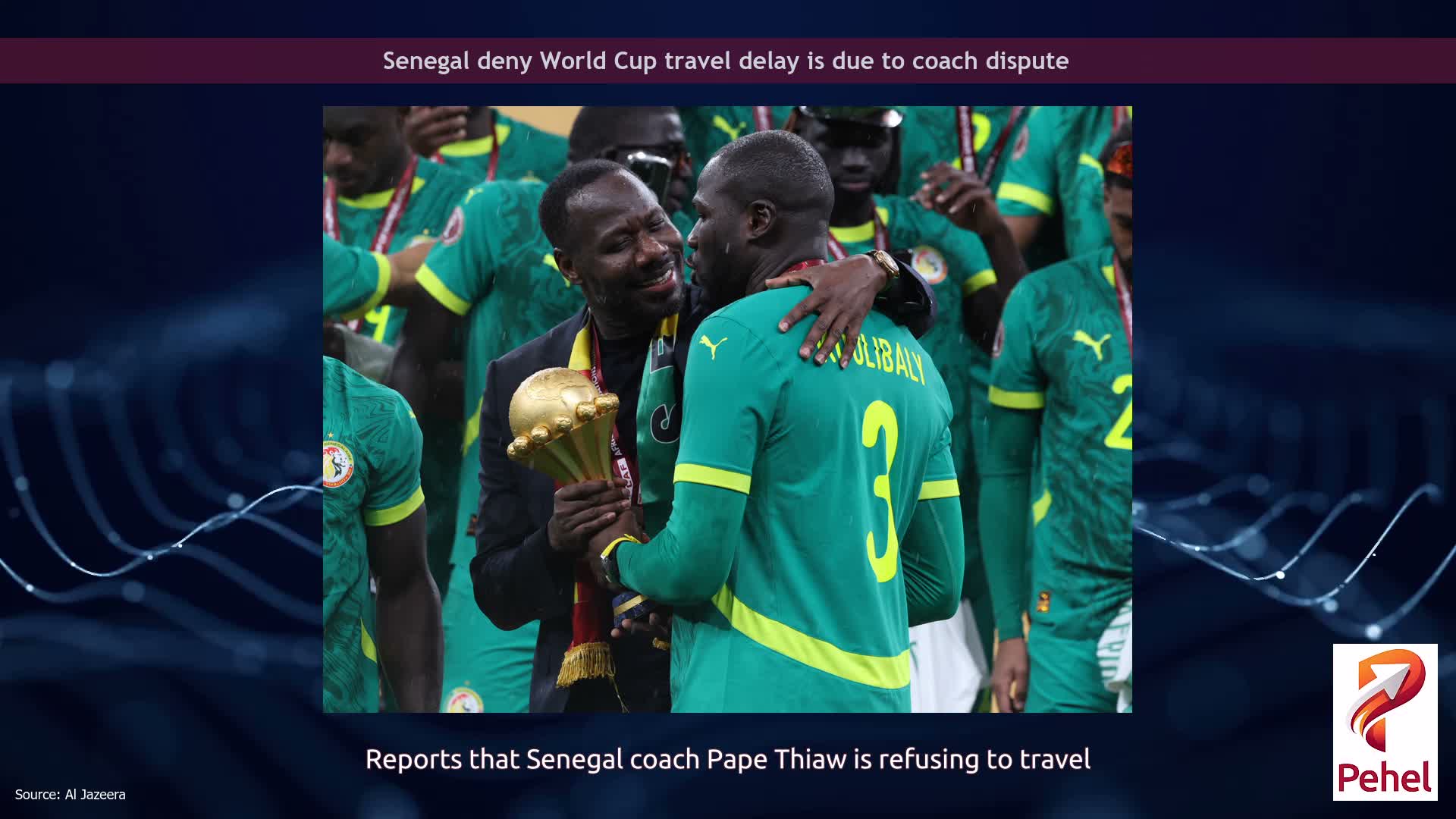 Senegal deny World Cup travel delay is due to coach dispute