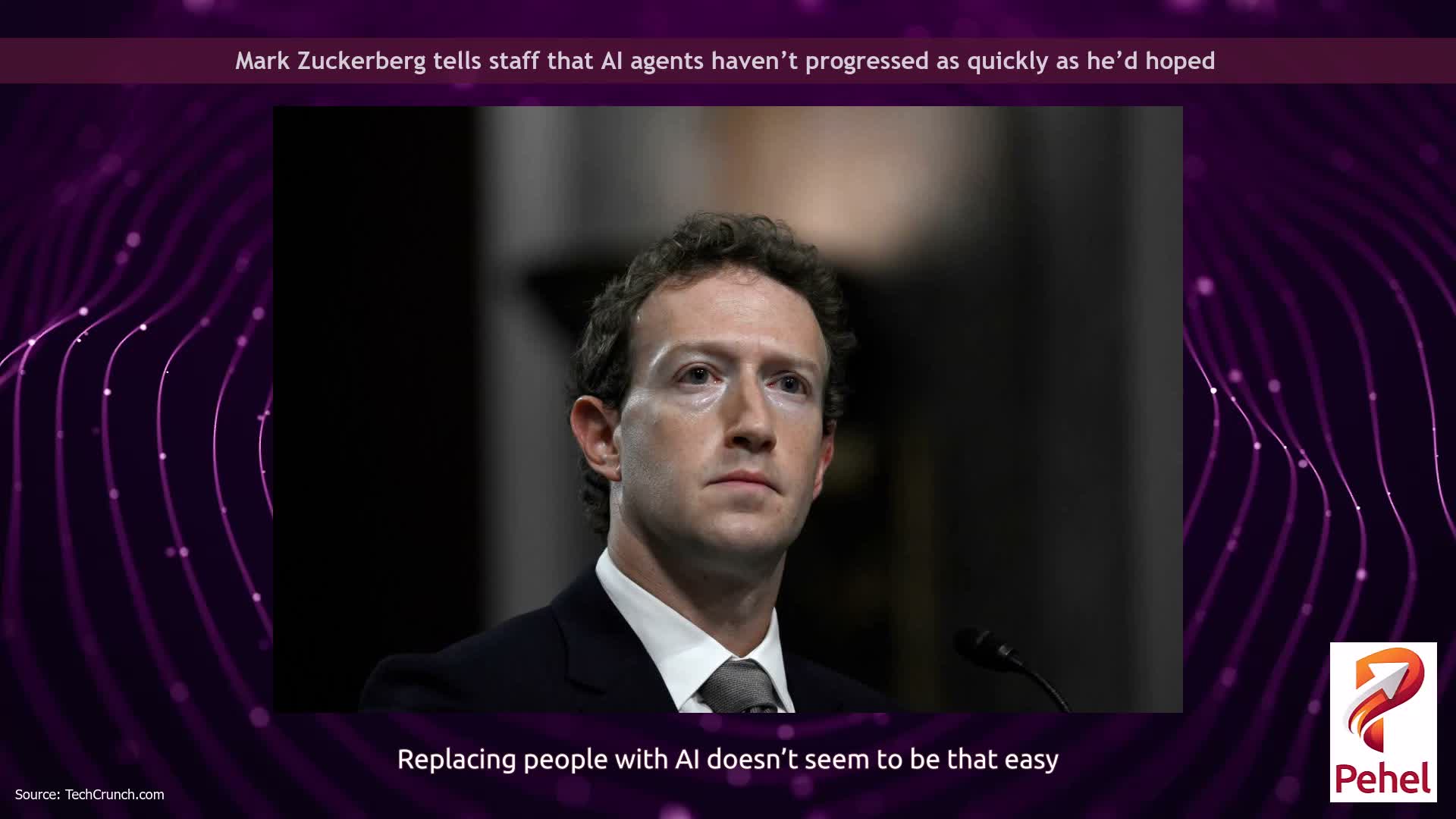 Mark Zuckerberg tells staff that AI agents haven’t progressed as quickly as he’d hoped