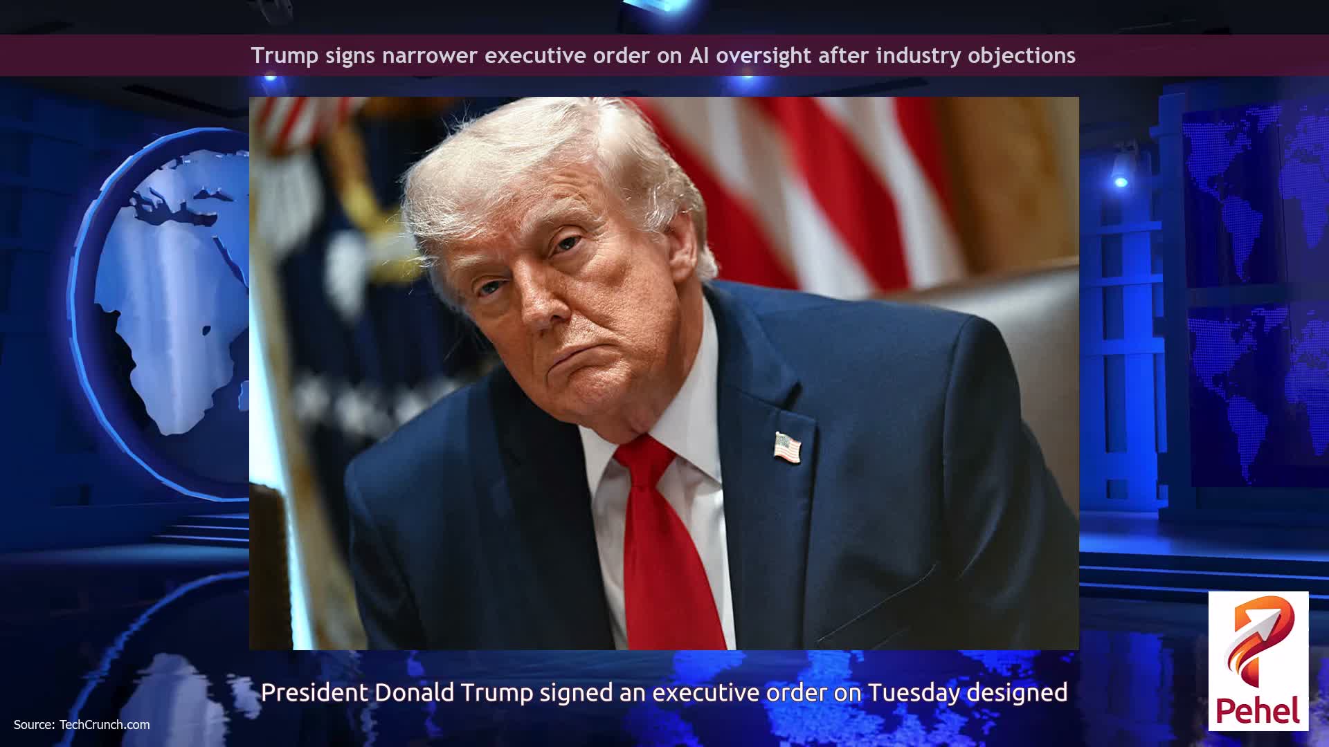 Trump signs narrower executive order on AI oversight after industry objections