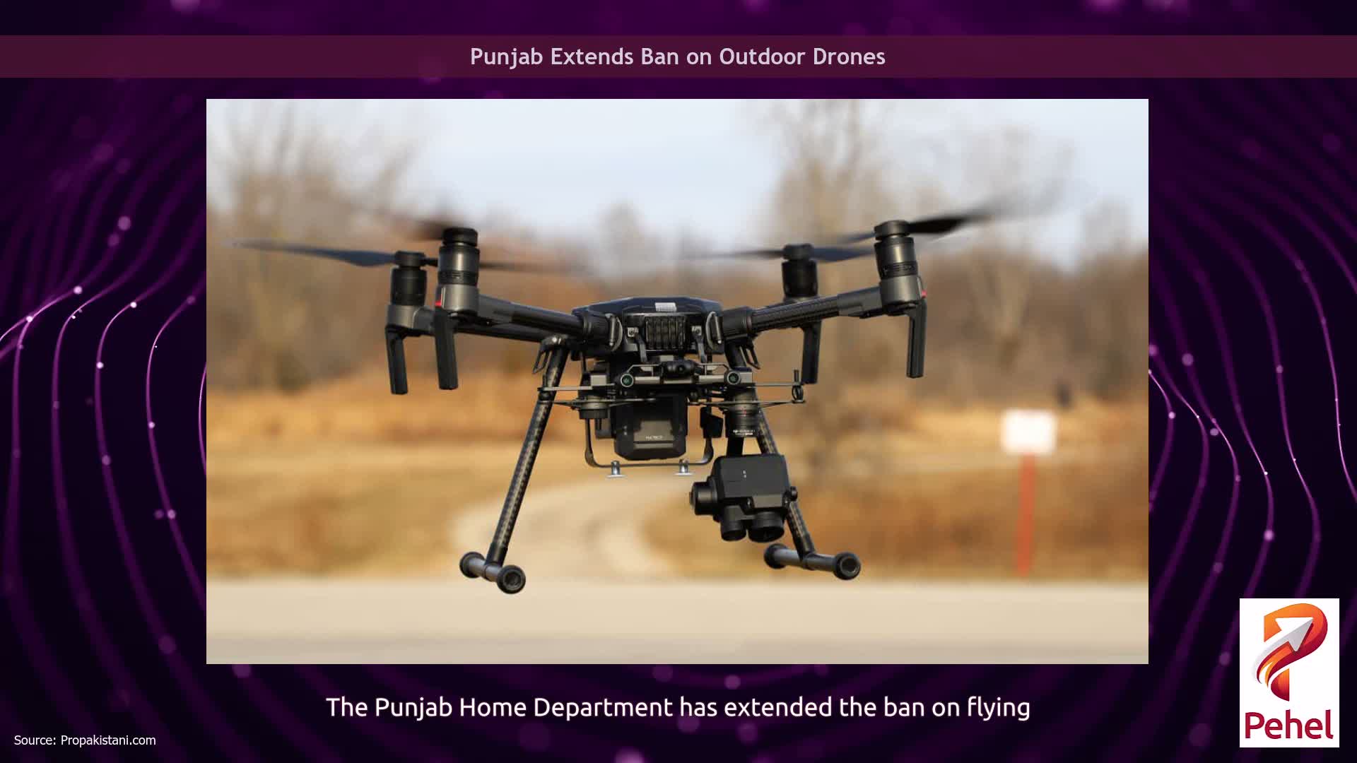Punjab Extends Ban on Outdoor Drones