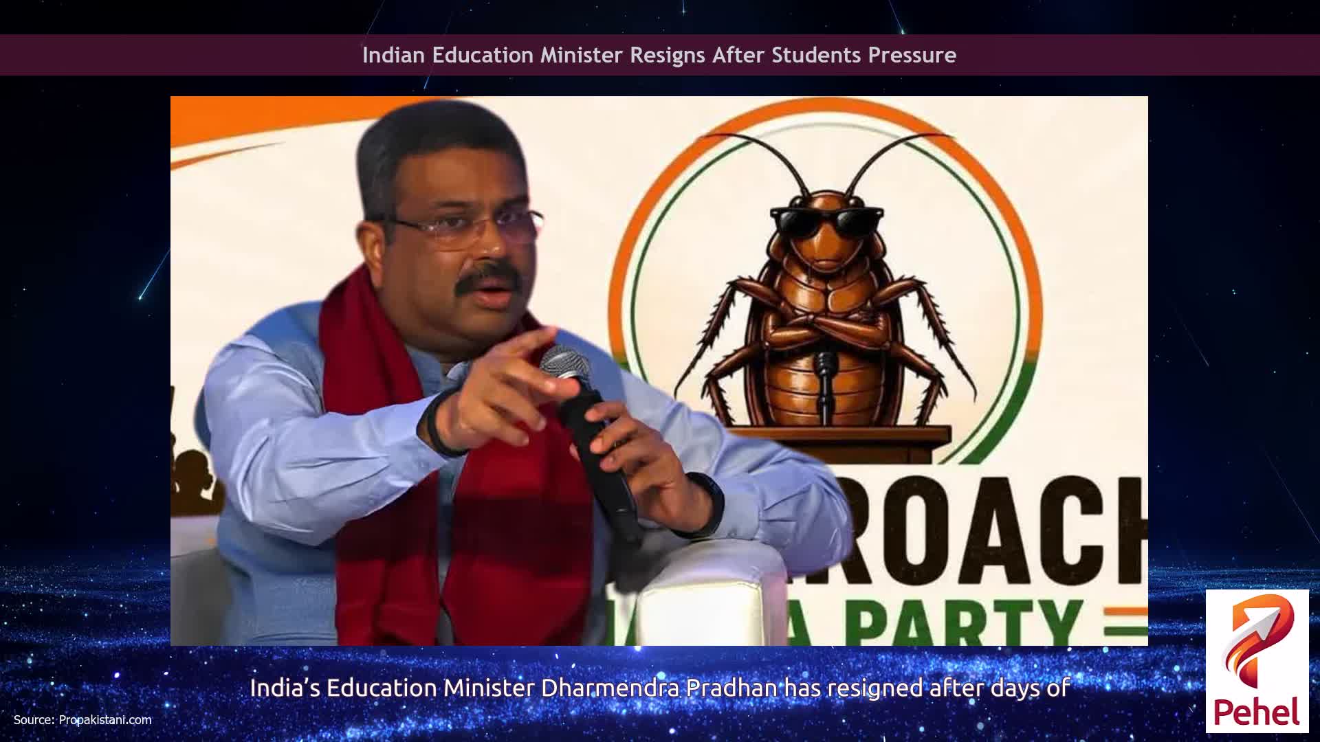 Indian Education Minister Resigns After Students Pressure