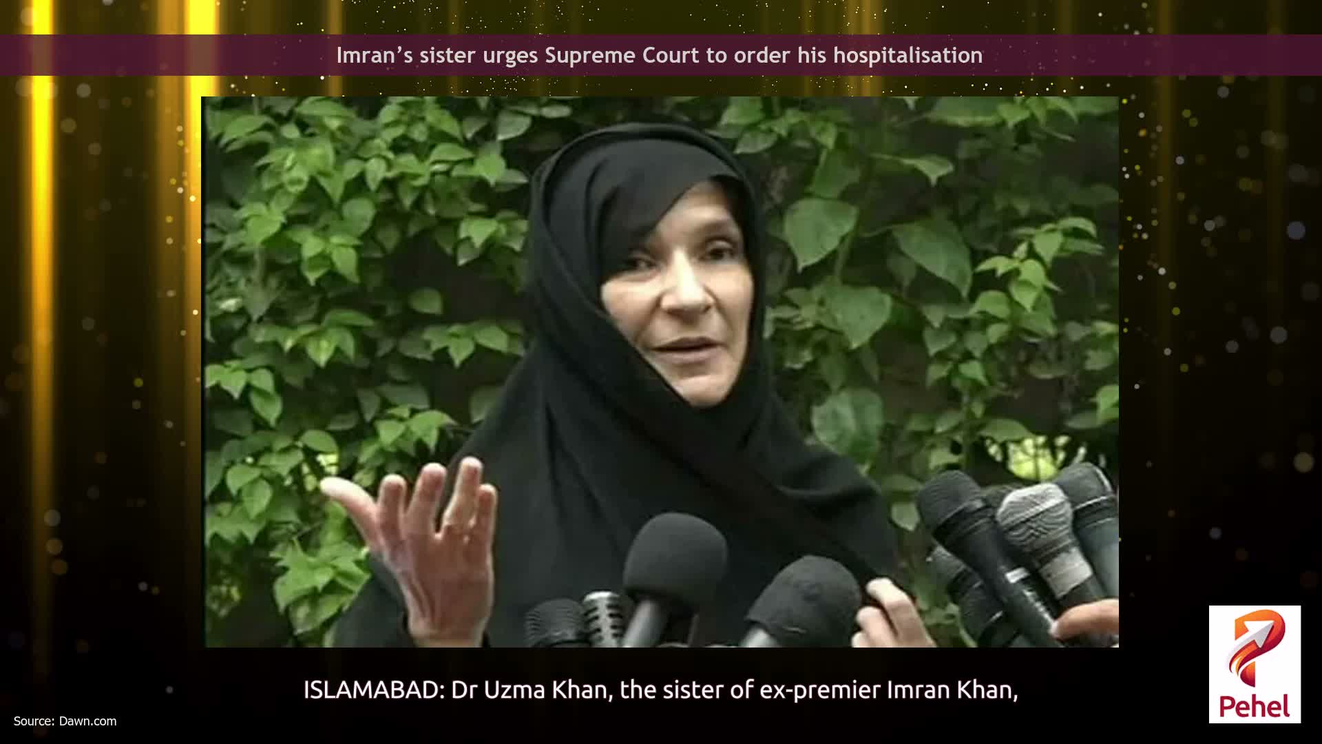 Imran’s sister urges Supreme Court to order his hospitalisation