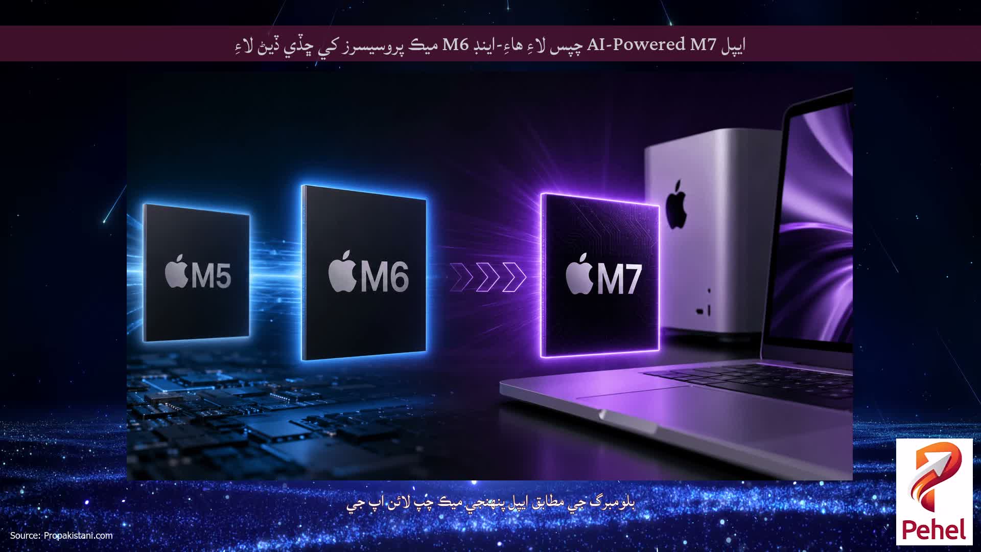 ايپل AI-Powered M7 چپس لاءِ هاءِ-اينڊ M6 ميڪ پروسيسرز کي ڇڏي ڏيڻ لاءِ