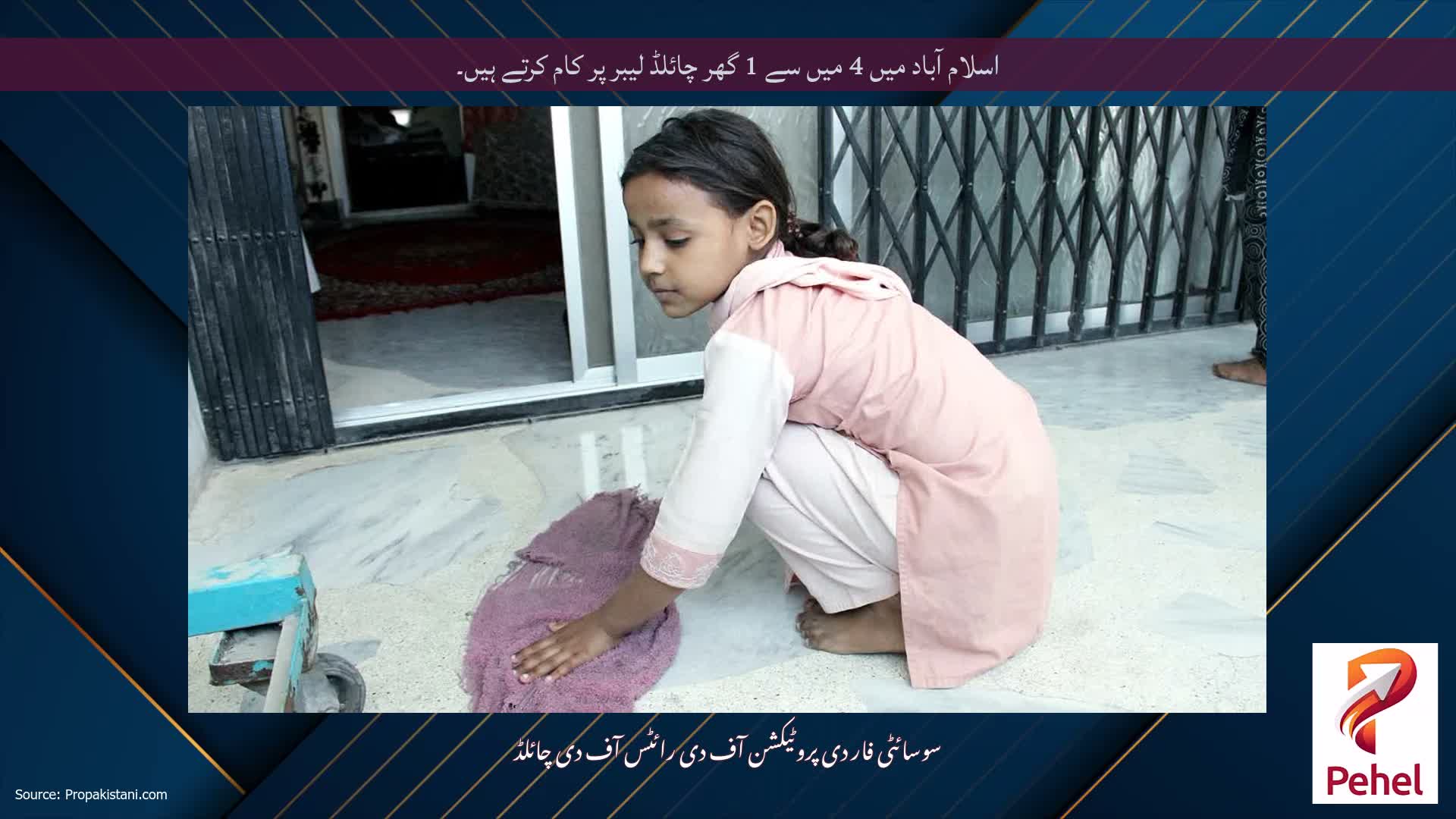 اسلام آباد میں 4 میں سے 1 گھر چائلڈ لیبر پر کام کرتے ہیں۔