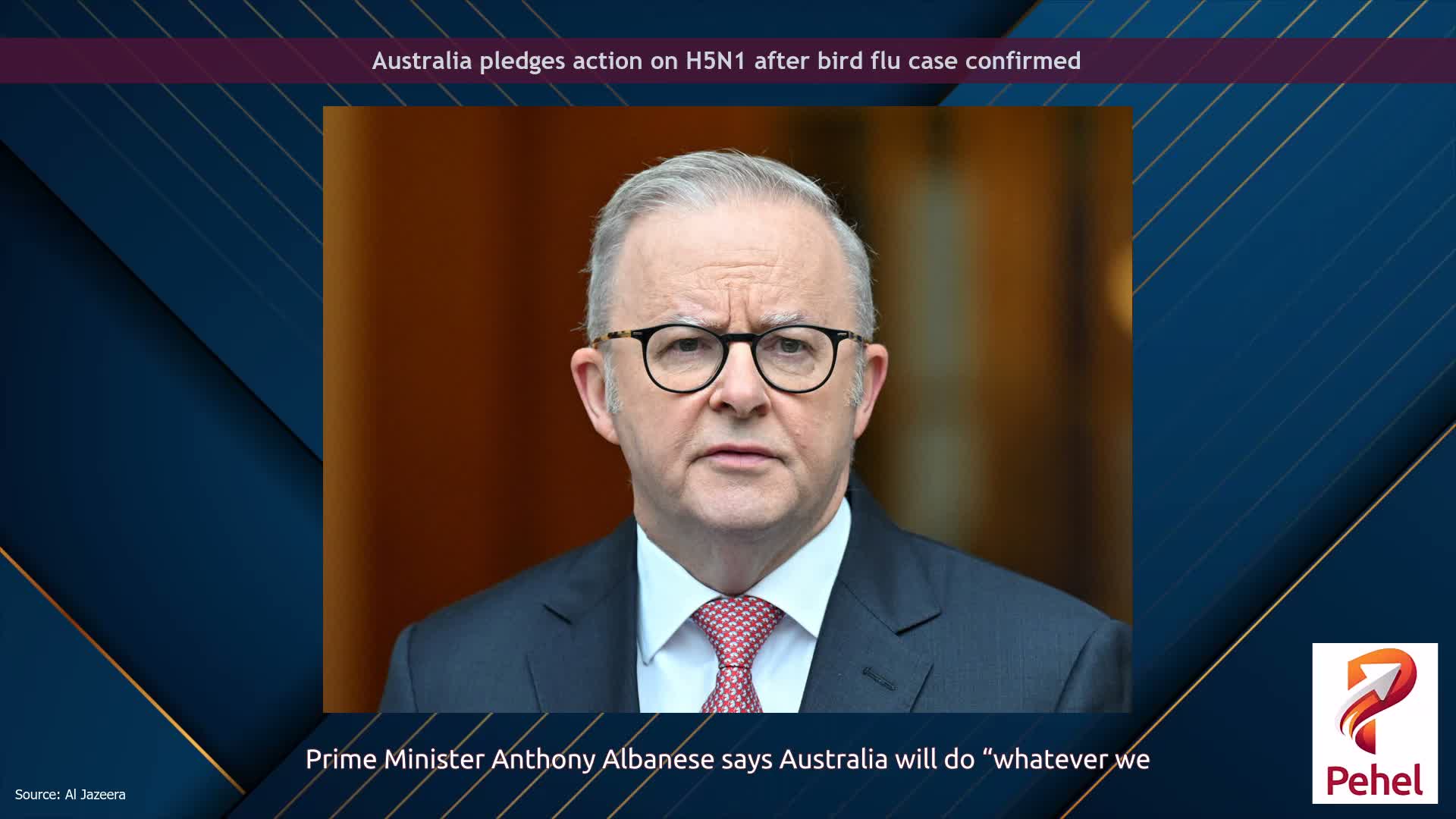 Australia pledges action on H5N1 after bird flu case confirmed
