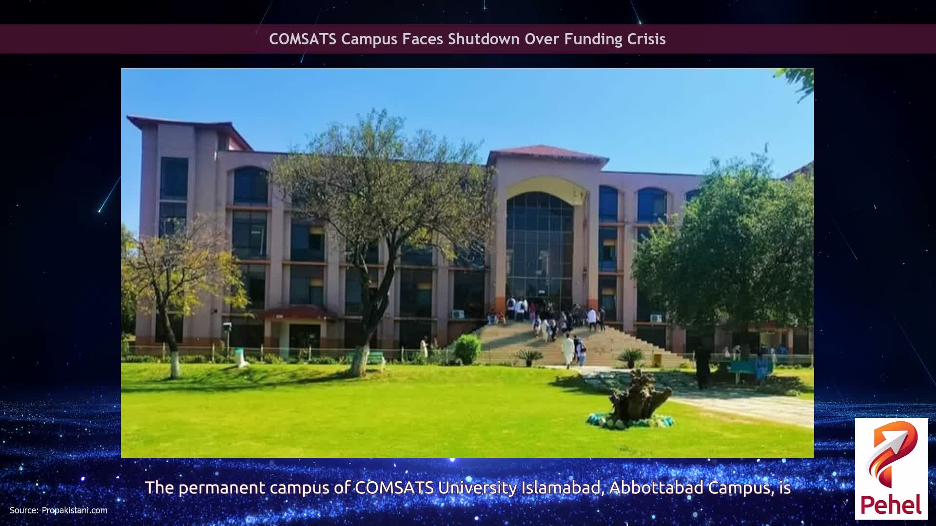 COMSATS Campus Faces Shutdown Over Funding Crisis