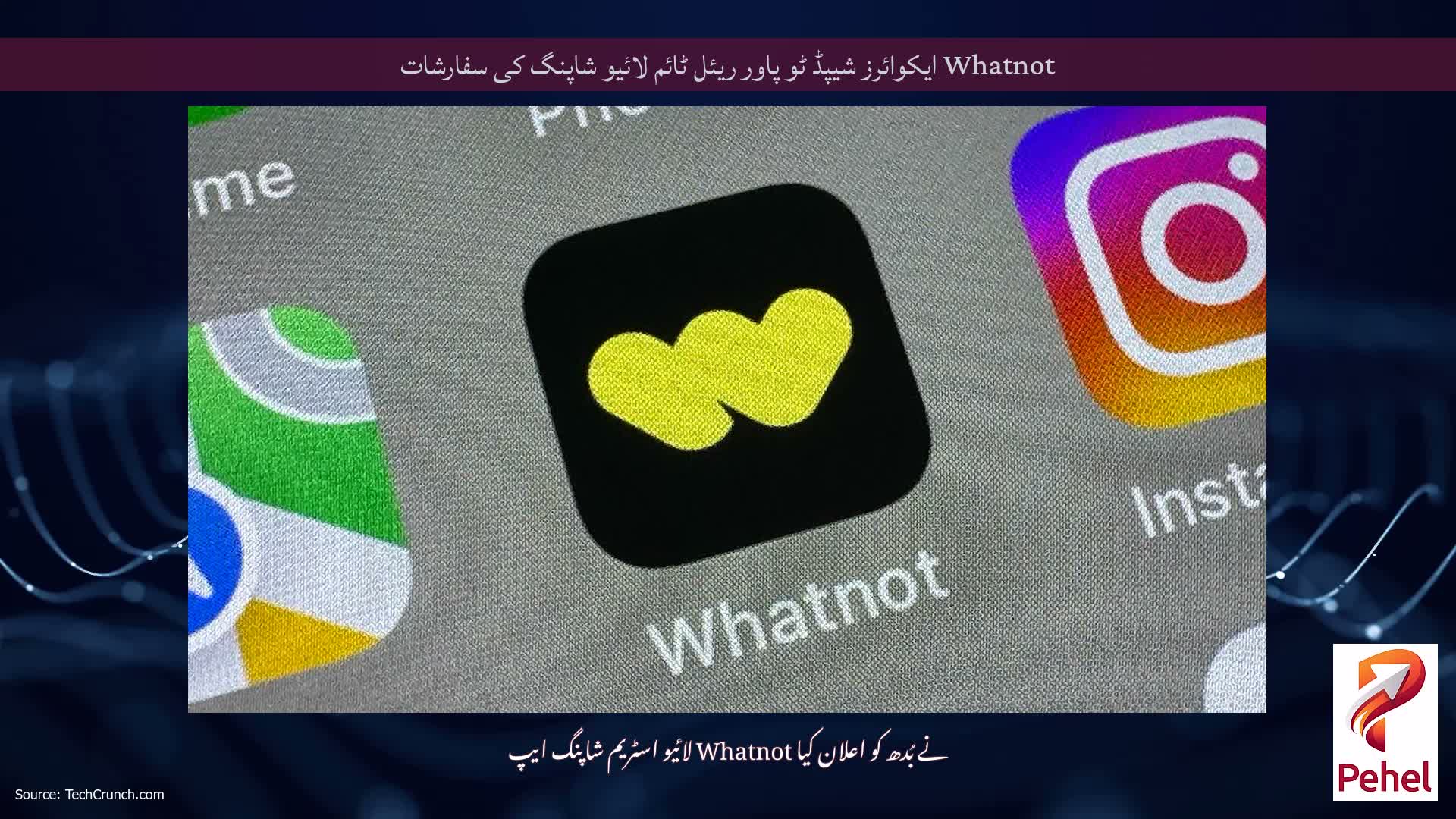 Whatnot ایکوائرز شیپڈ ٹو پاور ریئل ٹائم لائیو شاپنگ کی سفارشات
