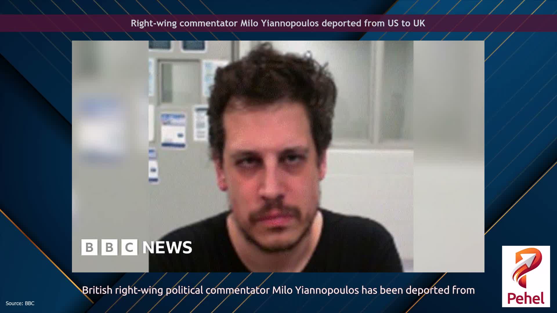 Right-wing commentator Milo Yiannopoulos deported from US to UK