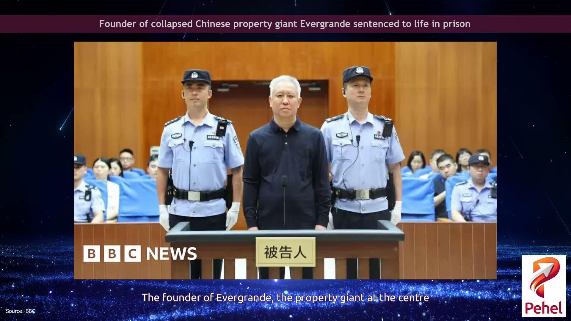 Founder of collapsed Chinese property giant Evergrande sentenced to life in prison