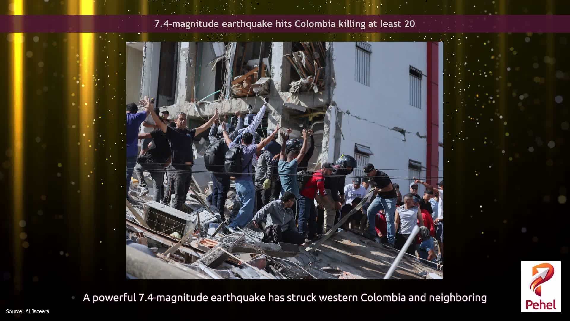 7.4-magnitude earthquake hits Colombia killing at least 20