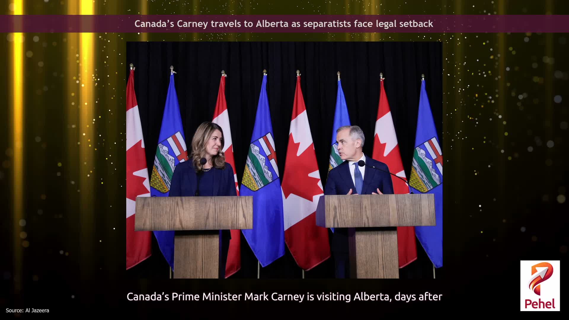 Canada’s Carney travels to Alberta as separatists face legal setback