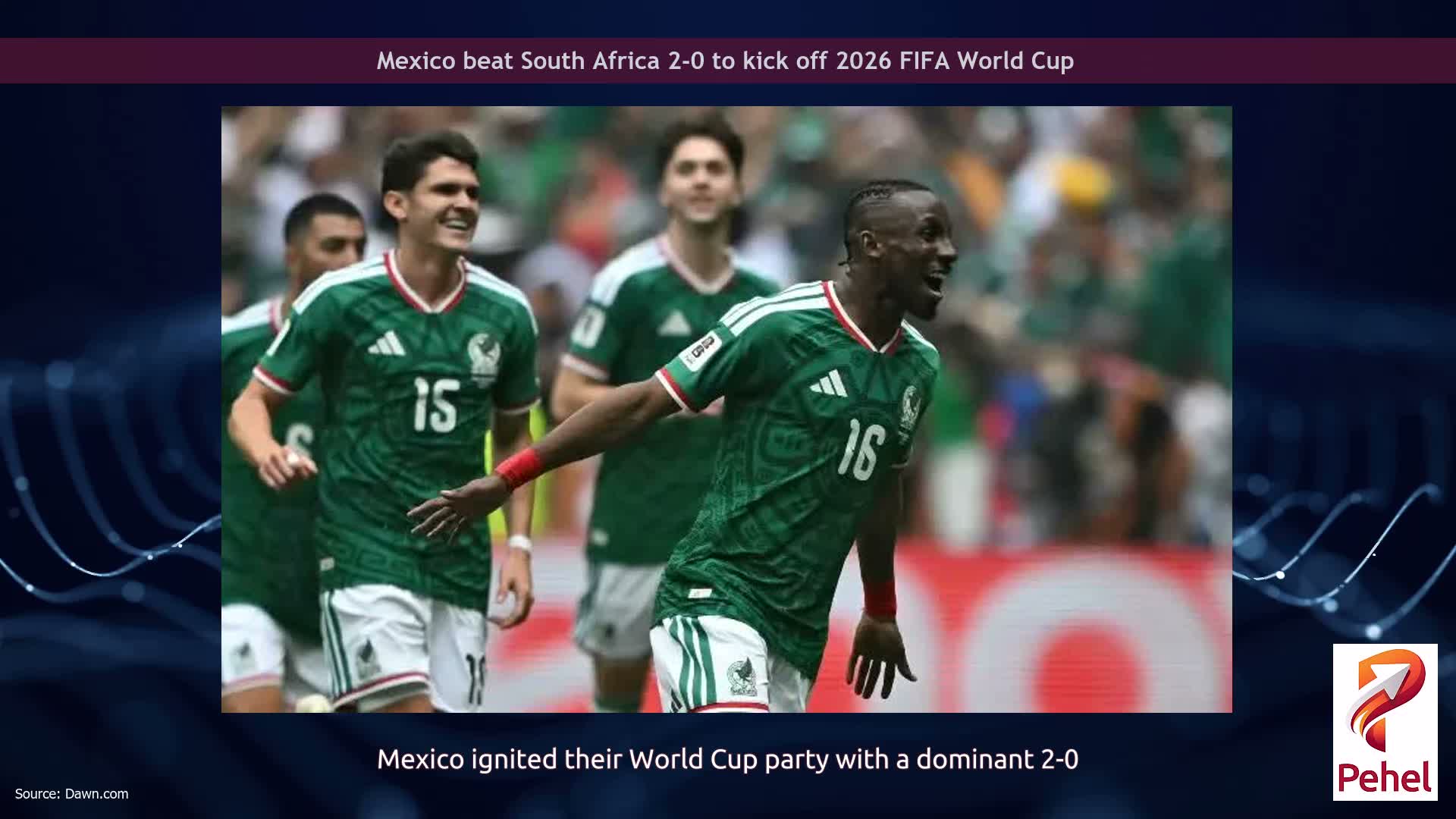 Mexico beat South Africa 2-0 to kick off 2026 FIFA World Cup