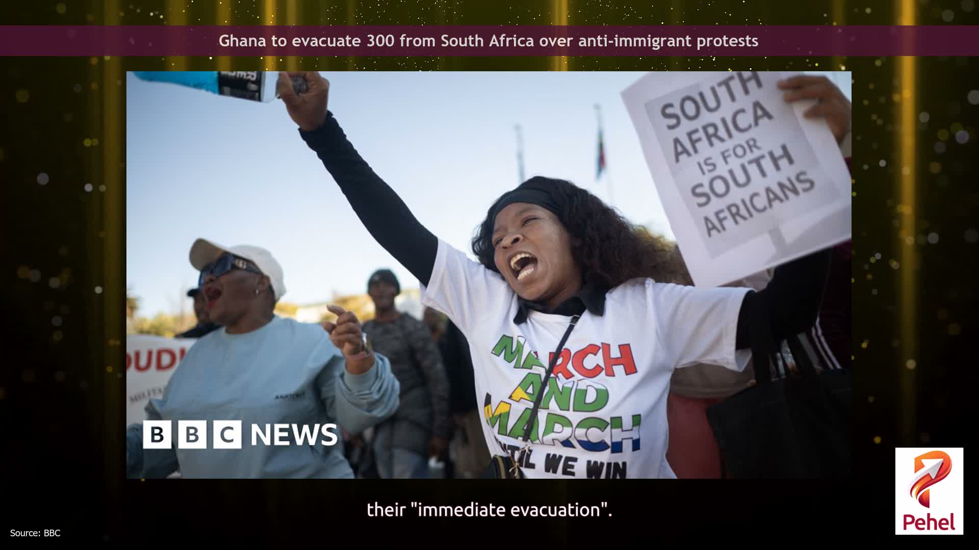 Ghana to evacuate 300 from South Africa over anti-immigrant protests