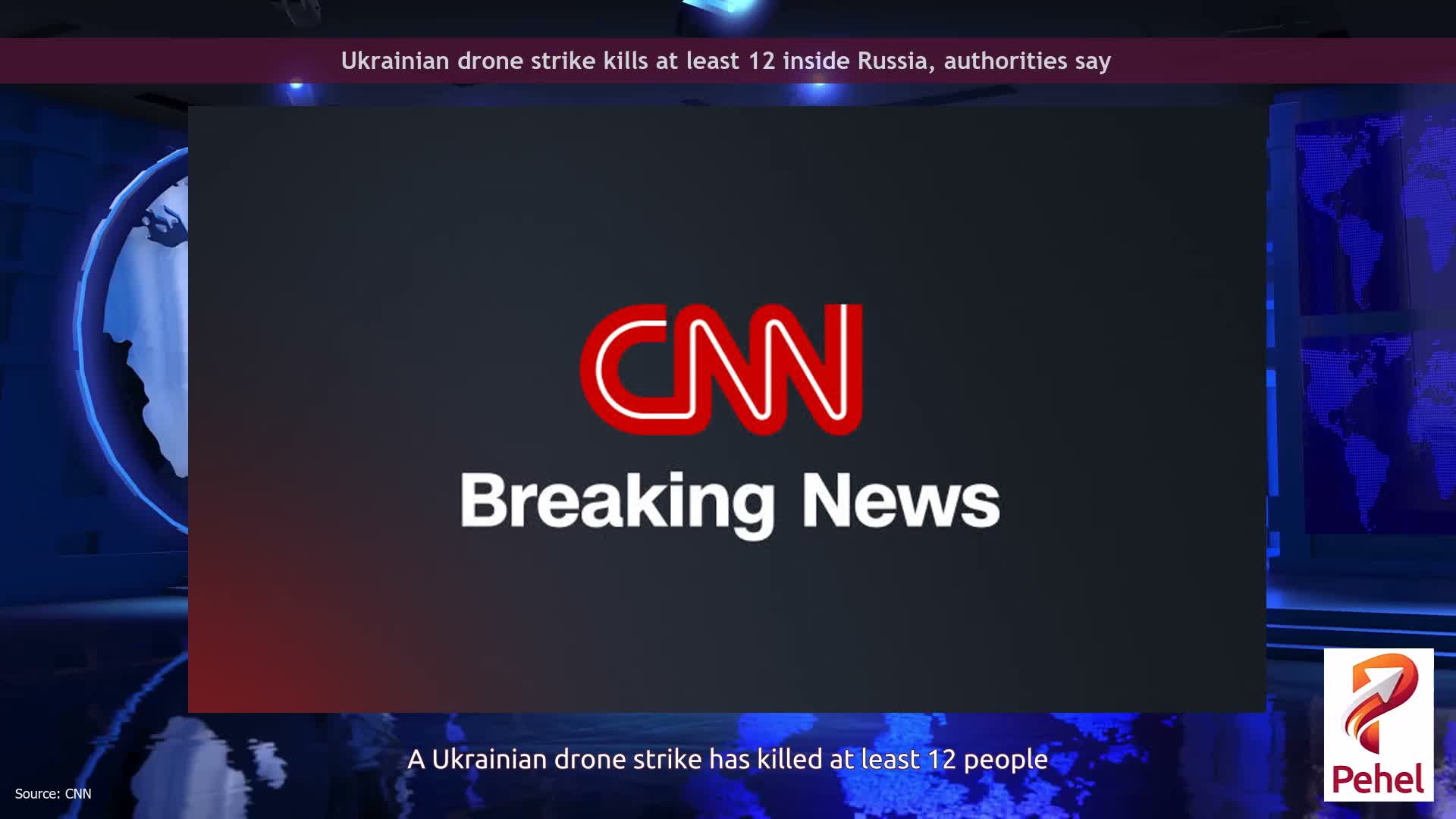Ukrainian drone strike kills at least 12 inside Russia, authorities say