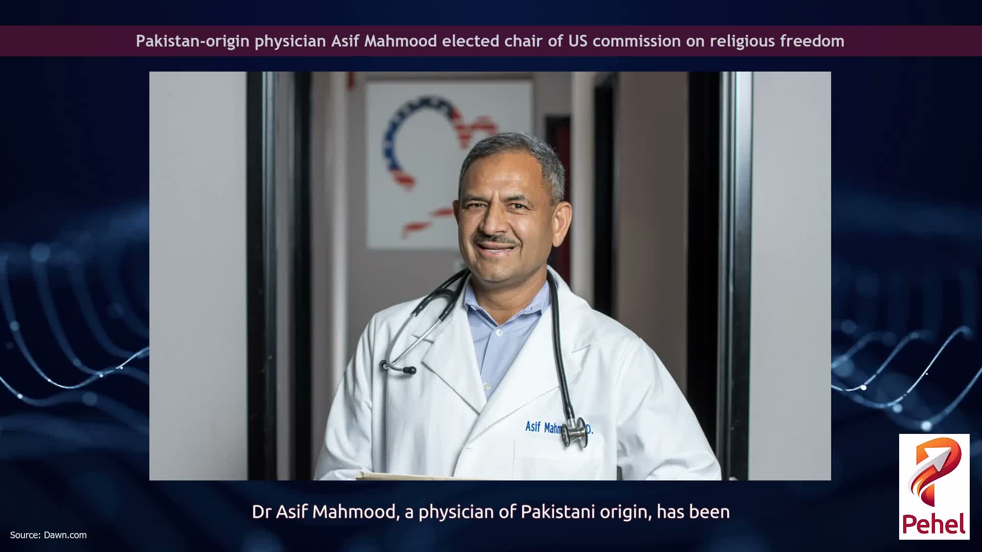 Pakistan-origin physician Asif Mahmood elected chair of US commission on religious freedom