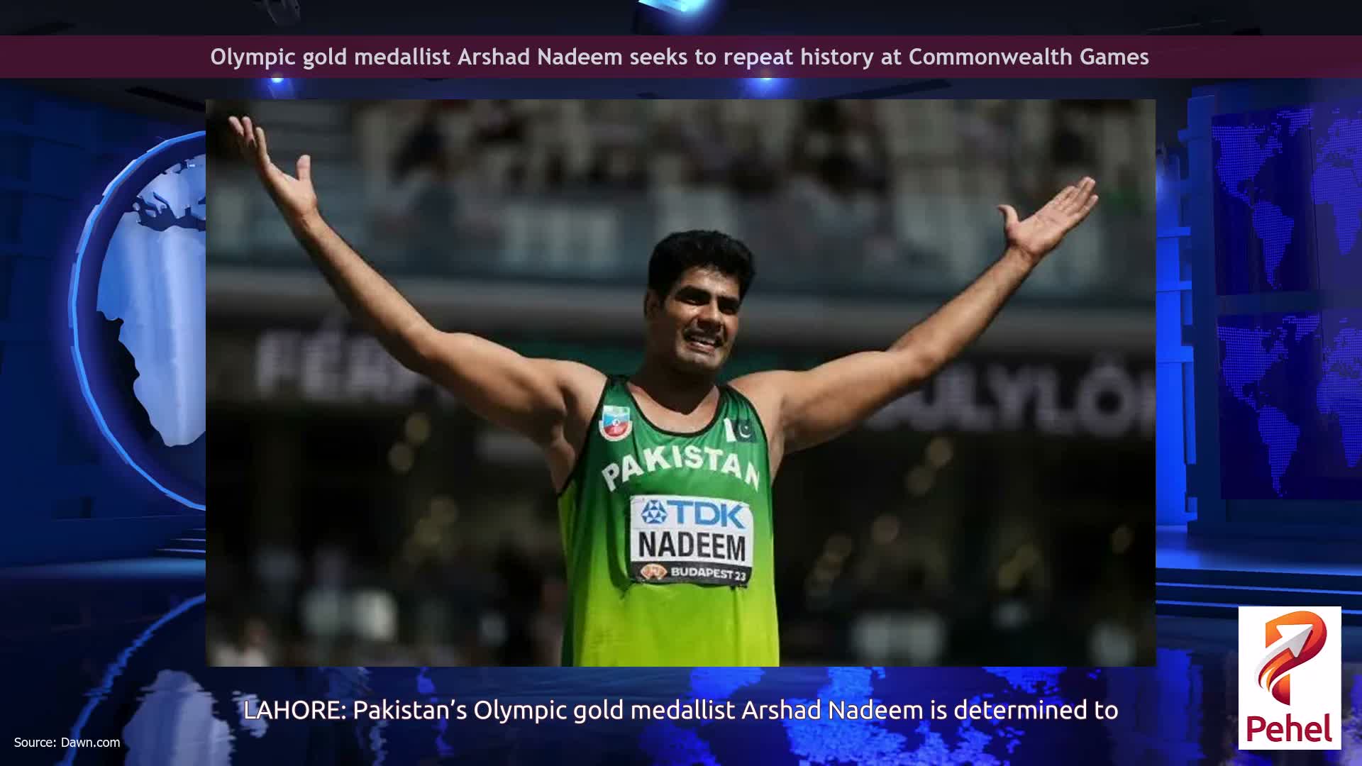 Olympic gold medallist Arshad Nadeem seeks to repeat history at Commonwealth Games