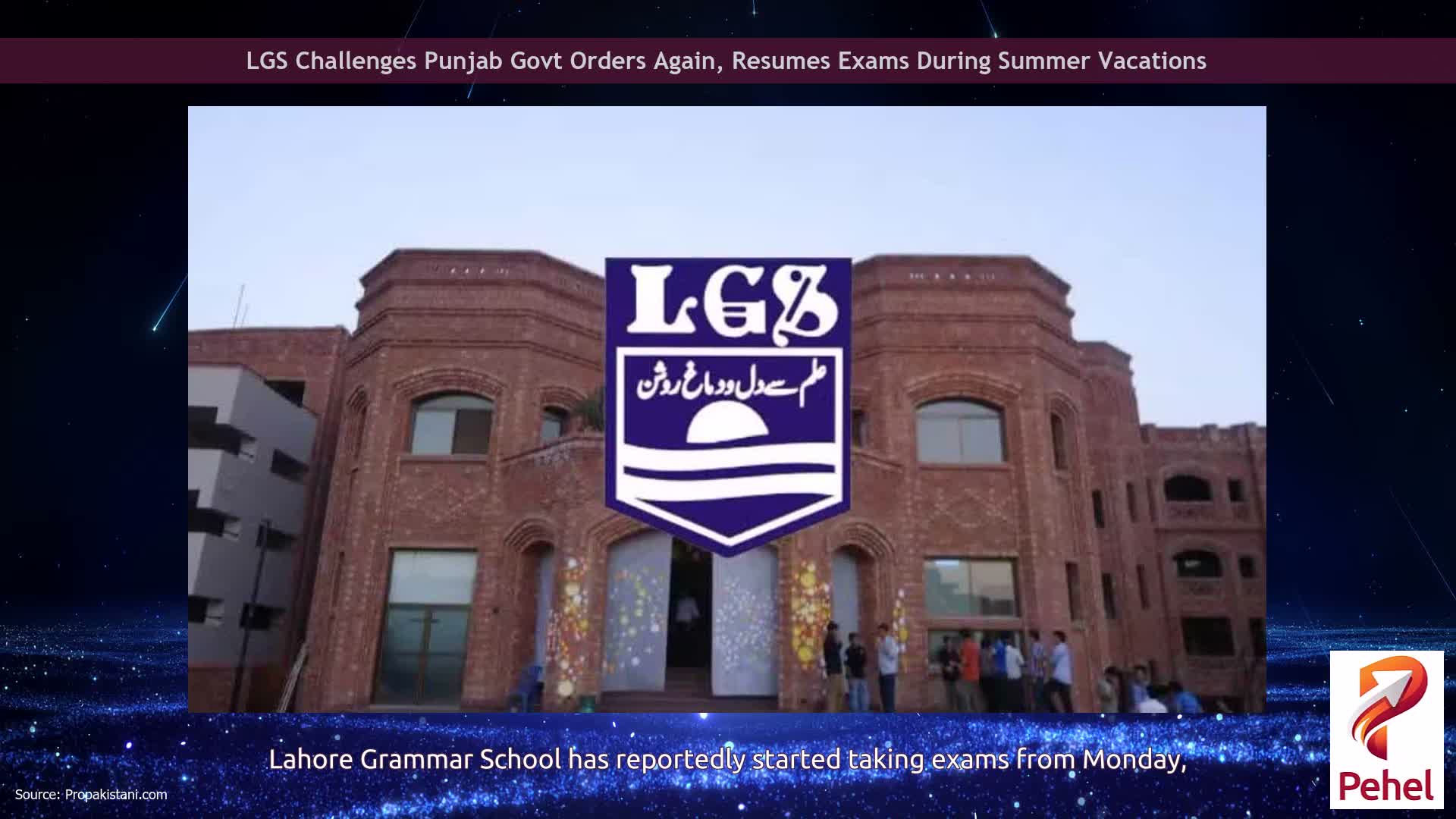 LGS Challenges Punjab Govt Orders Again, Resumes Exams During Summer Vacations
