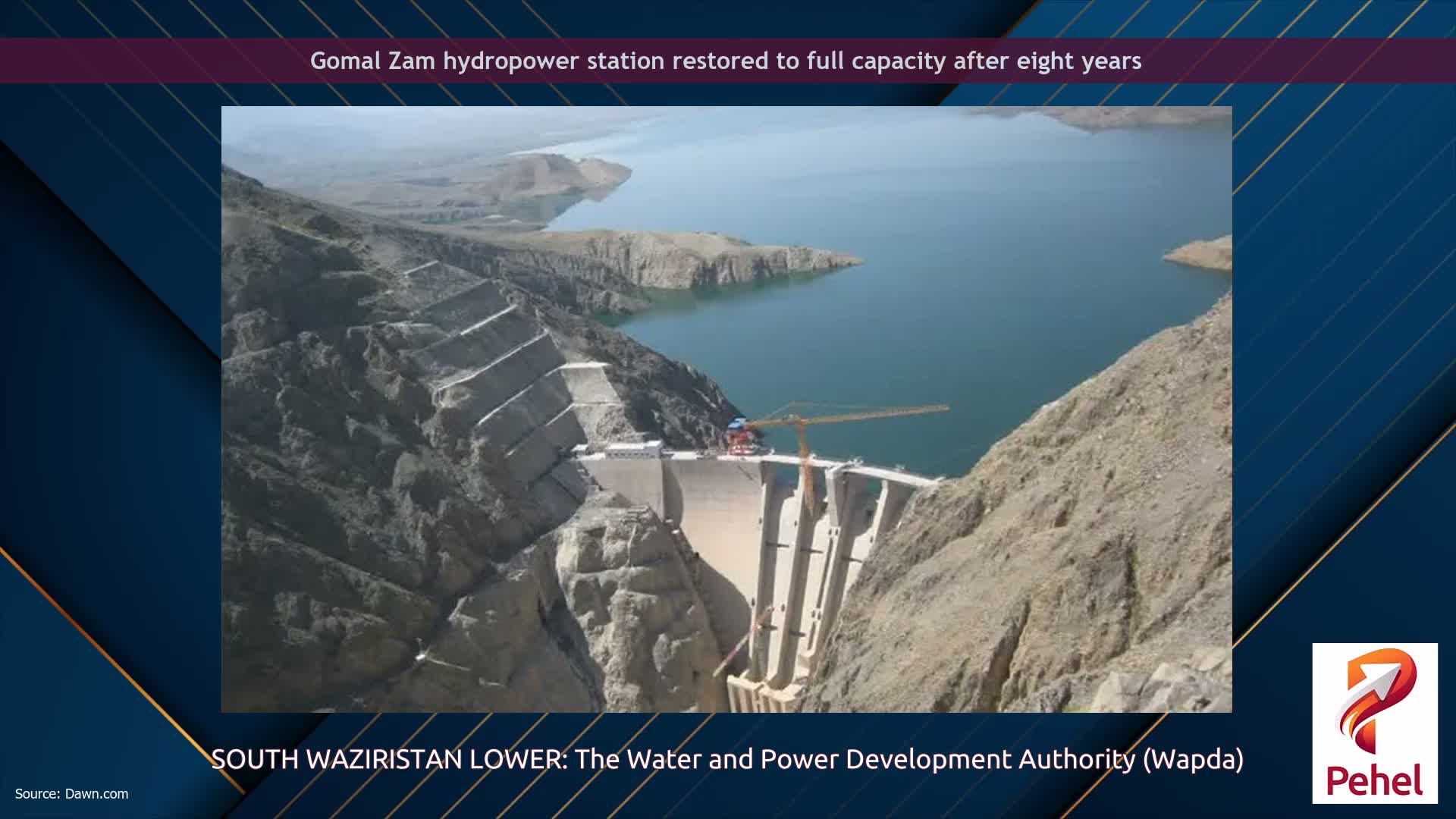 Gomal Zam hydropower station restored to full capacity after eight years