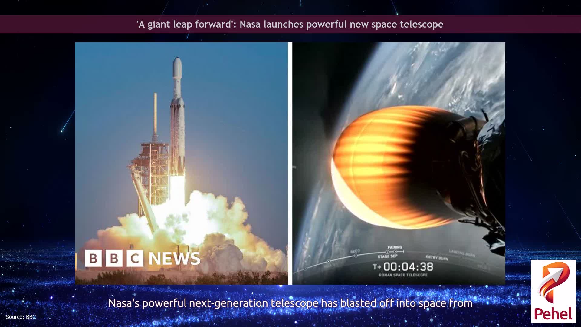 'A giant leap forward': Nasa launches powerful new space telescope