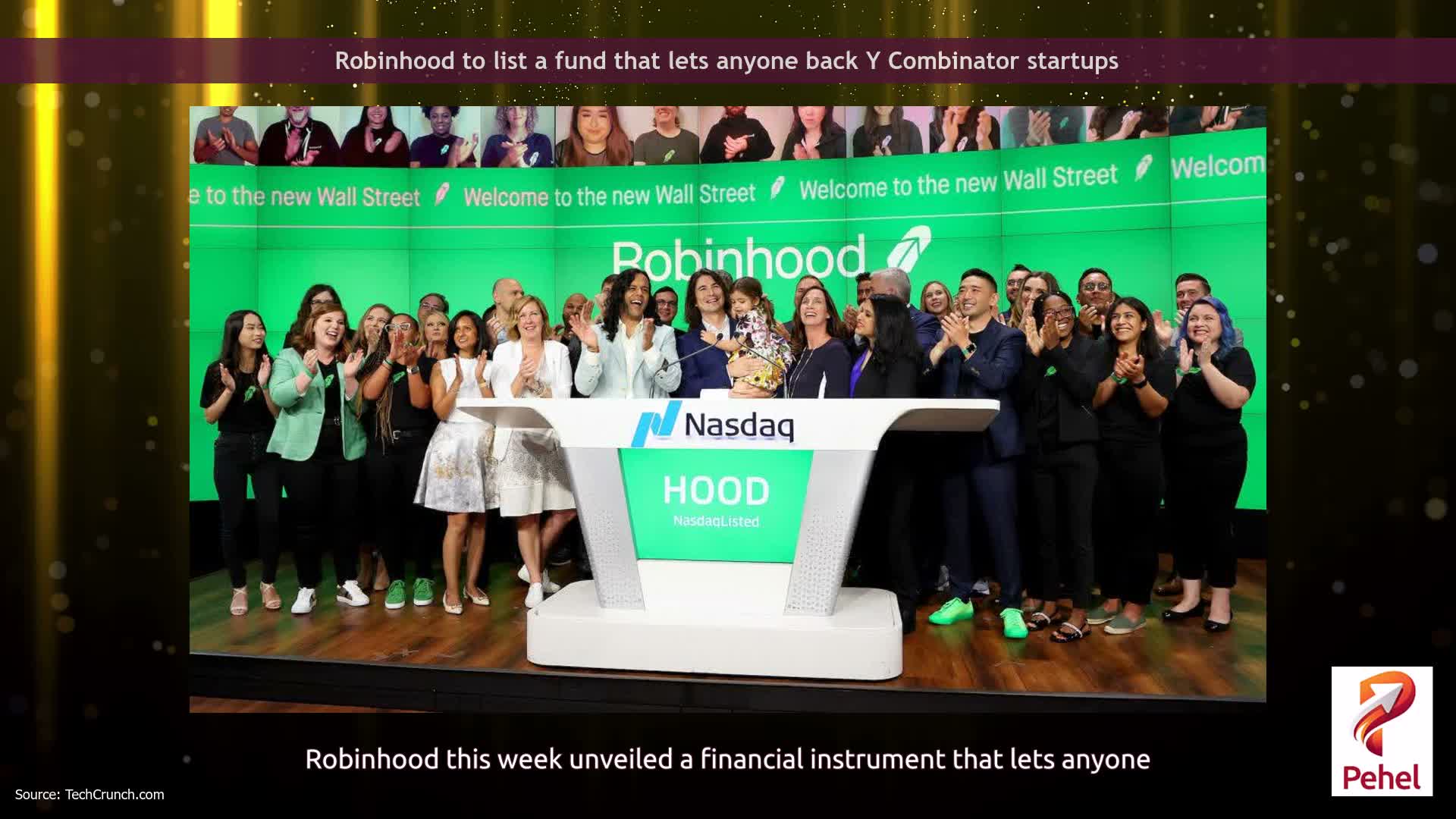 Robinhood to list a fund that lets anyone back Y Combinator startups
