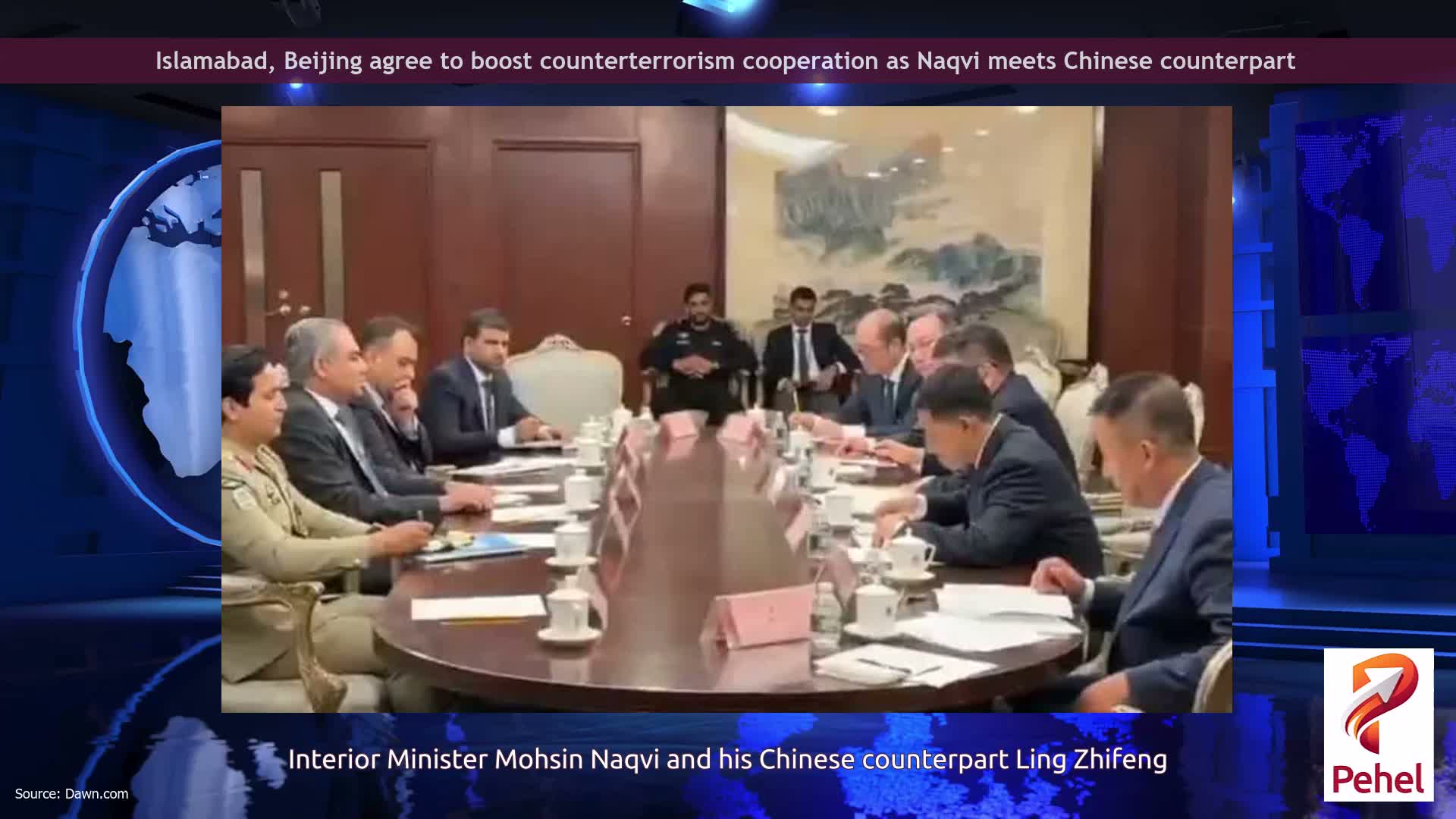 Islamabad, Beijing agree to boost counterterrorism cooperation as Naqvi meets Chinese counterpart