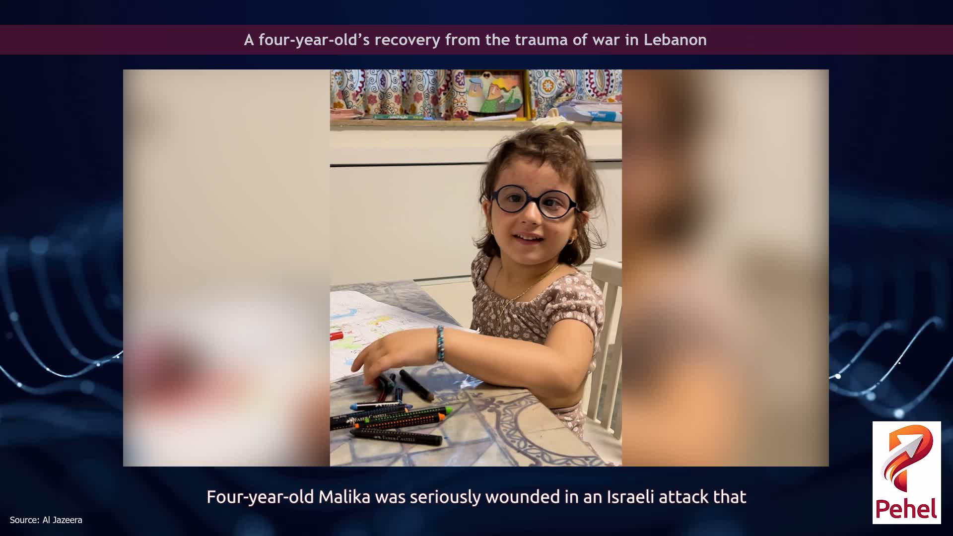 A four-year-old’s recovery from the trauma of war in Lebanon