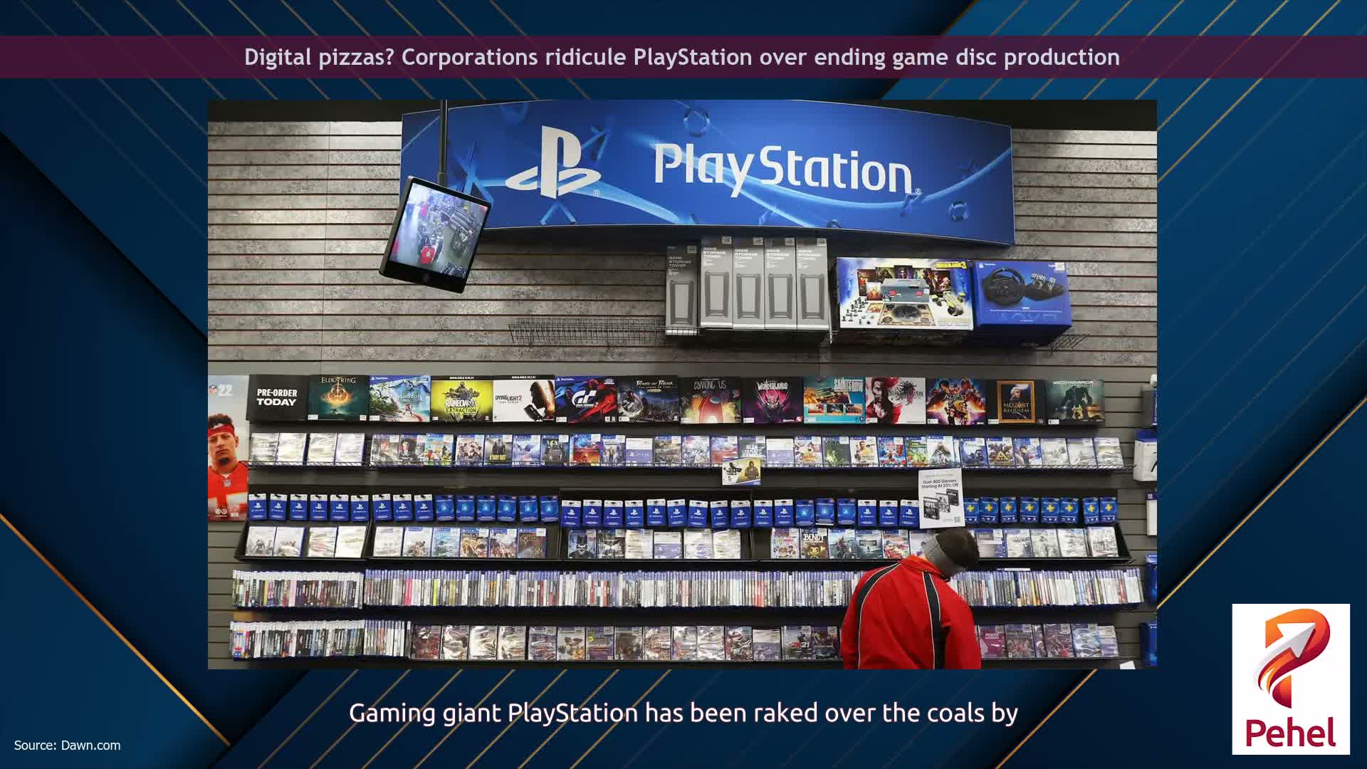 Digital pizzas? Corporations ridicule PlayStation over ending game disc production