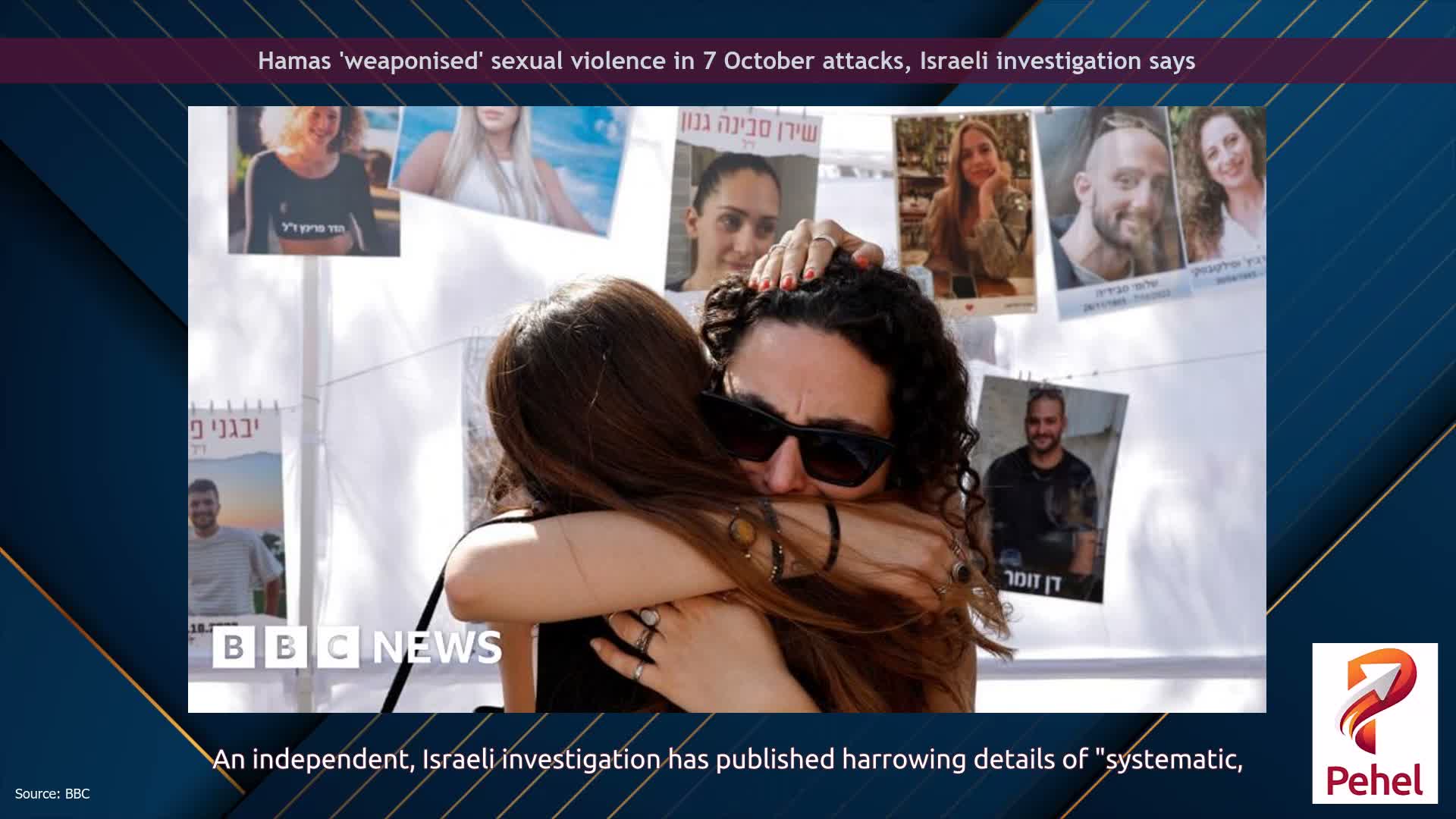 Hamas 'weaponised' sexual violence in 7 October attacks, Israeli investigation says