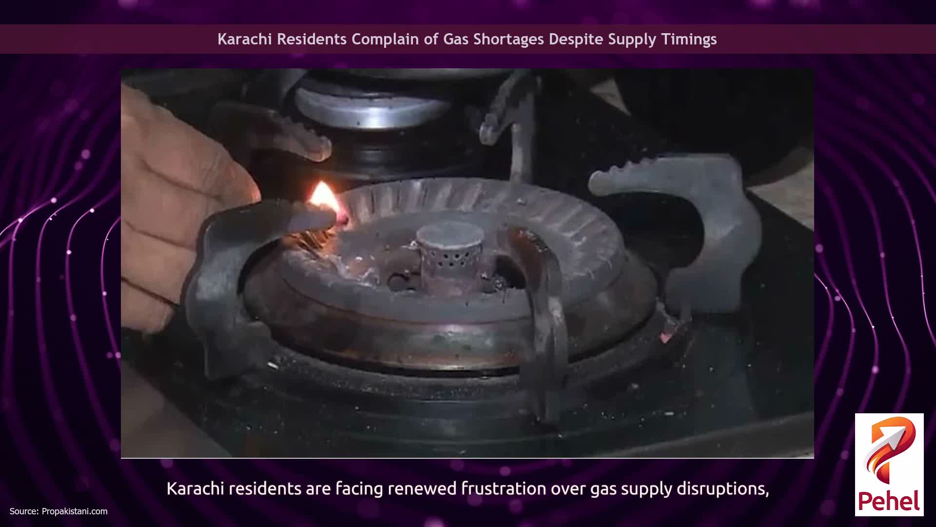 Karachi Residents Complain of Gas Shortages Despite Supply Timings