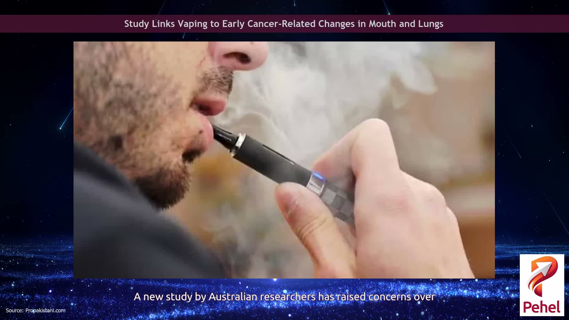 Study Links Vaping to Early Cancer-Related Changes in Mouth and Lungs