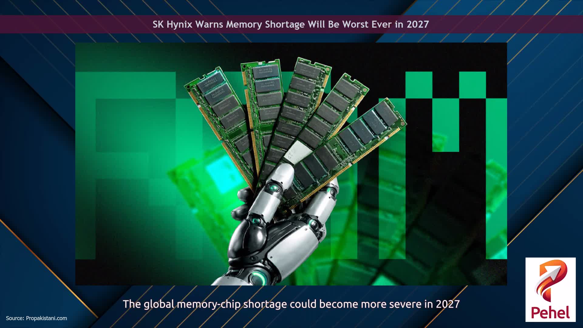 SK Hynix Warns Memory Shortage Will Be Worst Ever in 2027