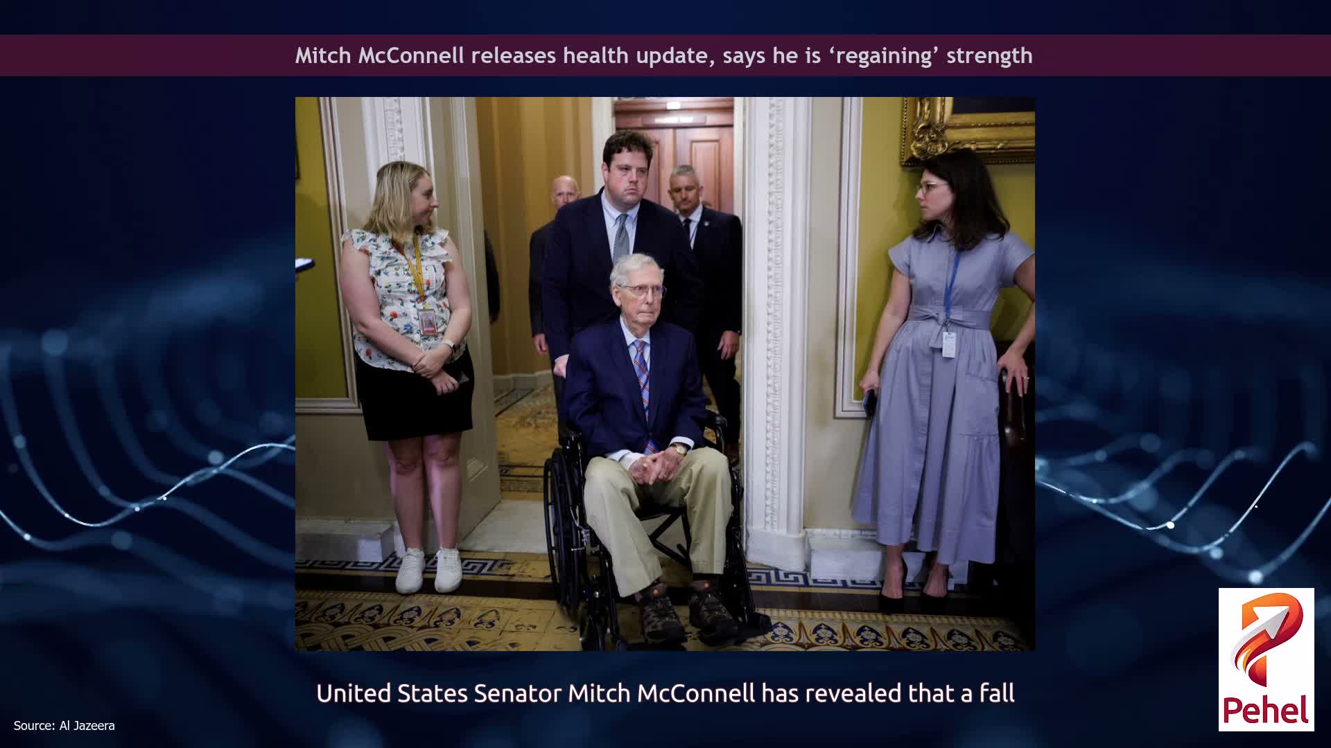 Mitch McConnell releases health update, says he is ‘regaining’ strength
